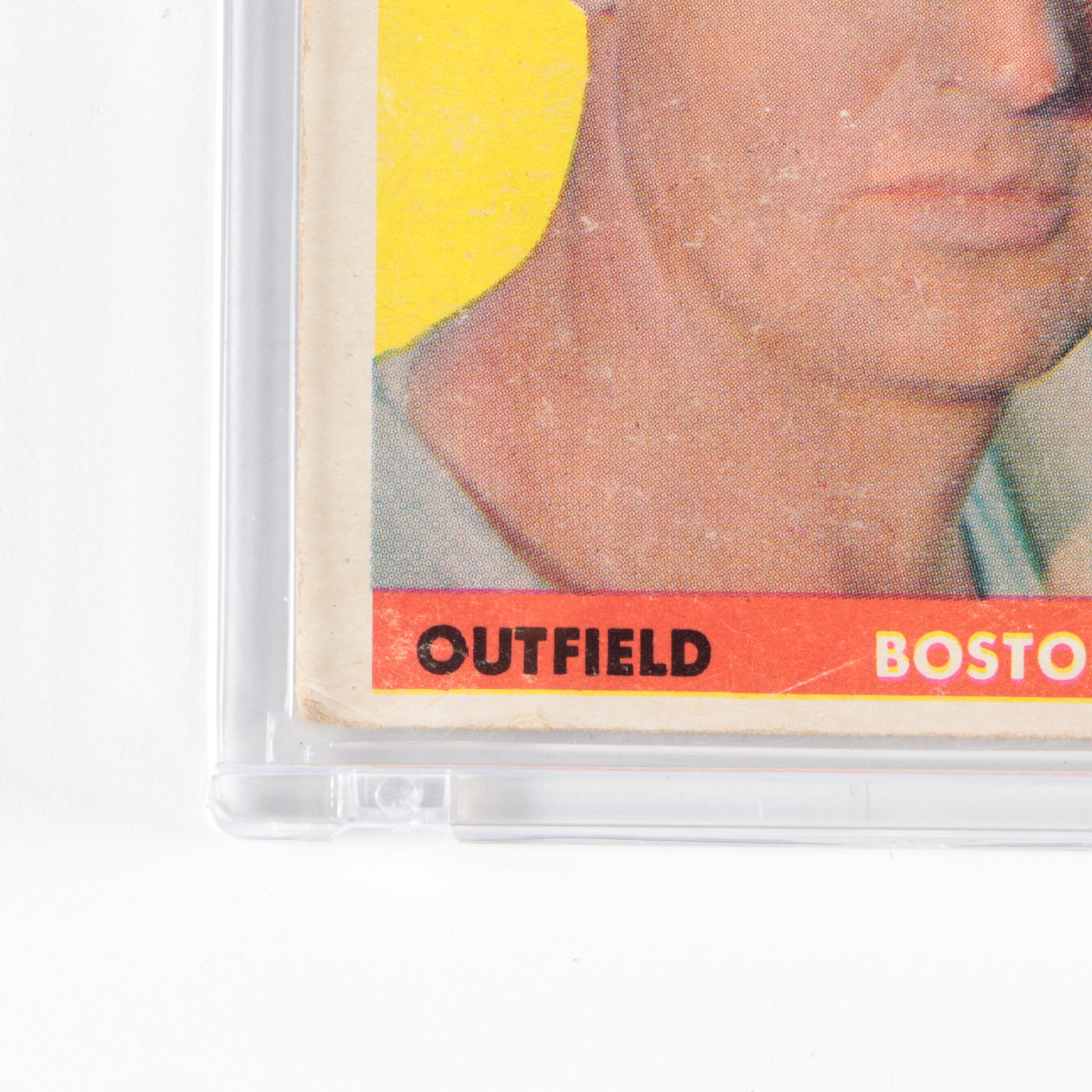 1958 and 1959 Topps Ted Williams and Willie Mays Baseball Cards