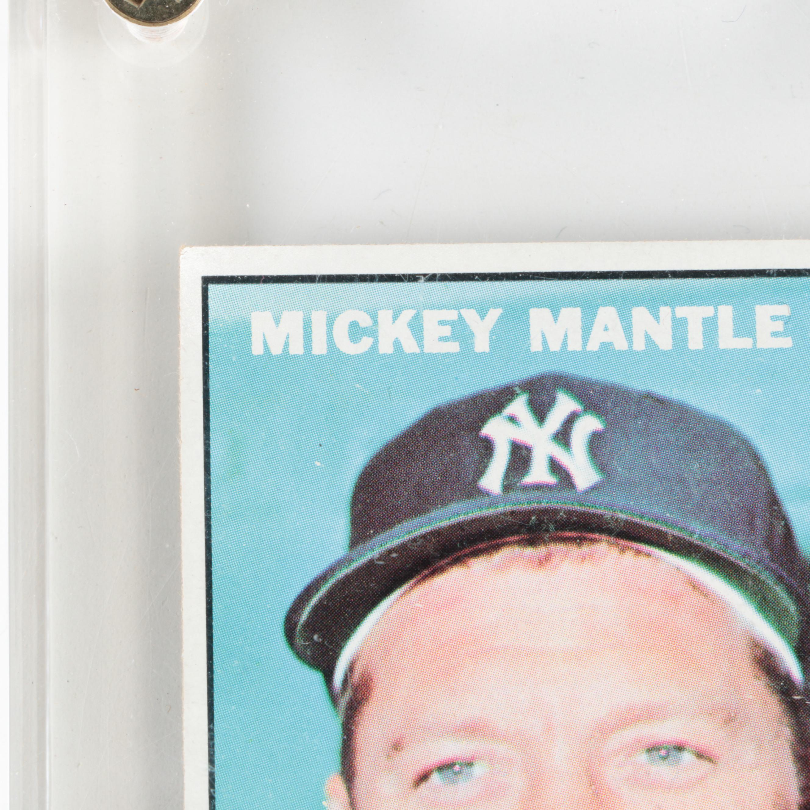1967 Topps Mickey Mantle New York Yankees #150 Baseball Card