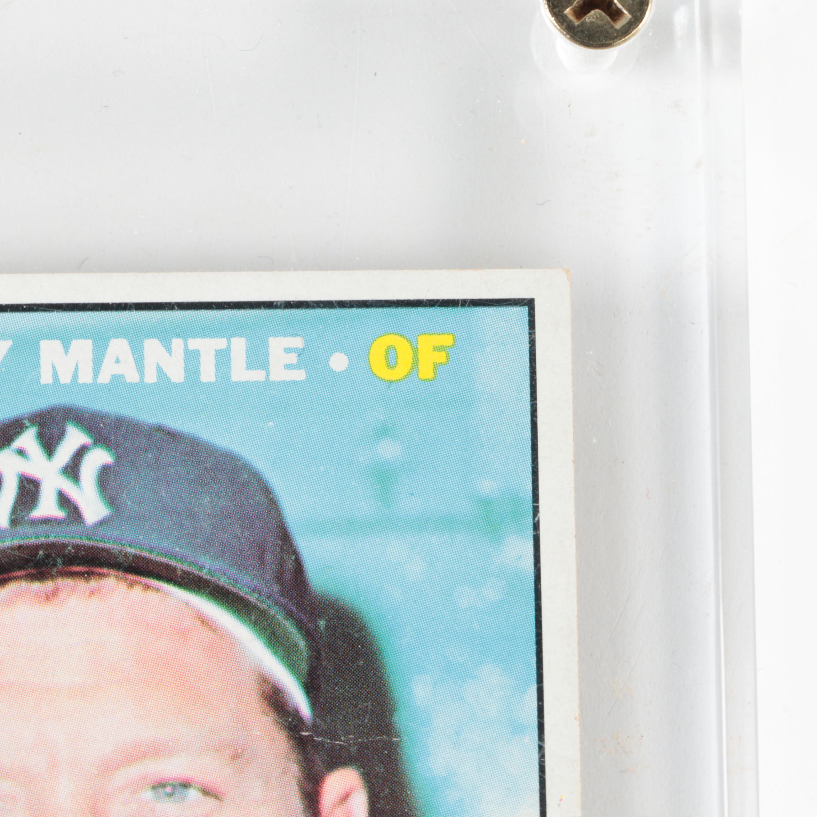 1967 Topps Mickey Mantle New York Yankees #150 Baseball Card