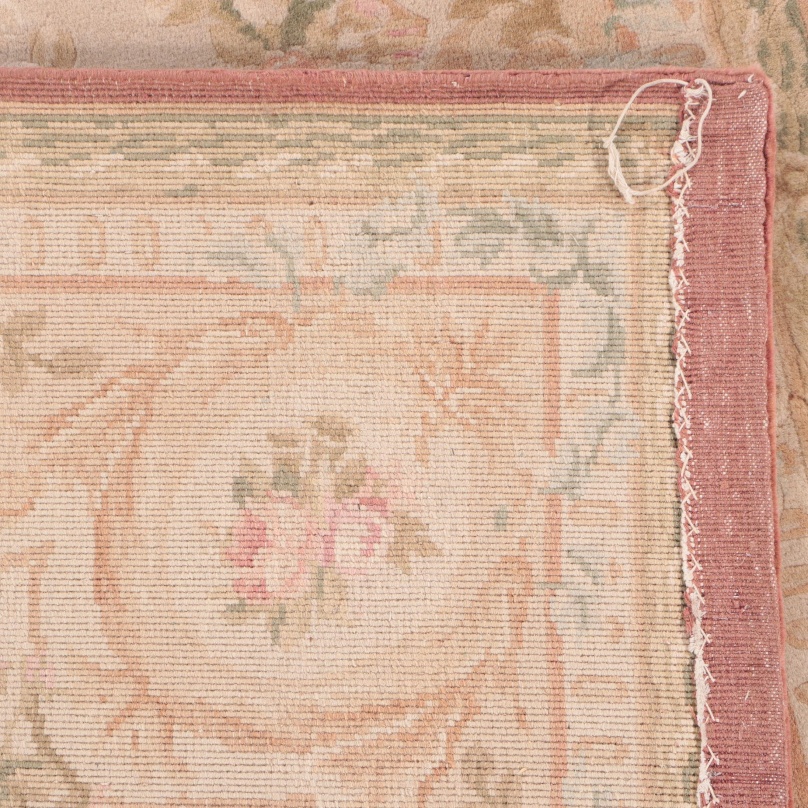 4'1 x 6' Hand-Knotted Sino-French Savonnerie Style Area Rug