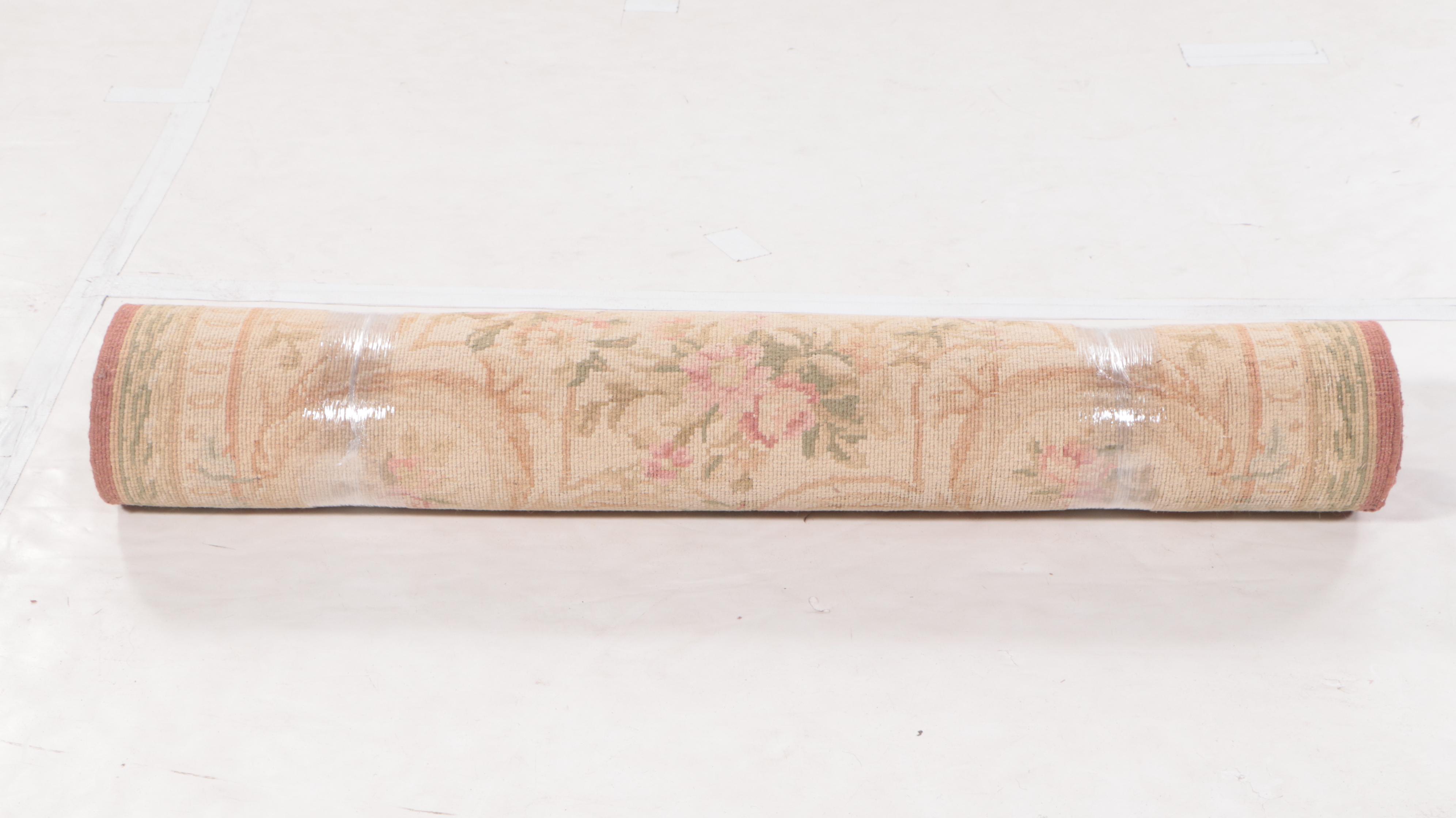 4'1 x 6' Hand-Knotted Sino-French Savonnerie Style Area Rug