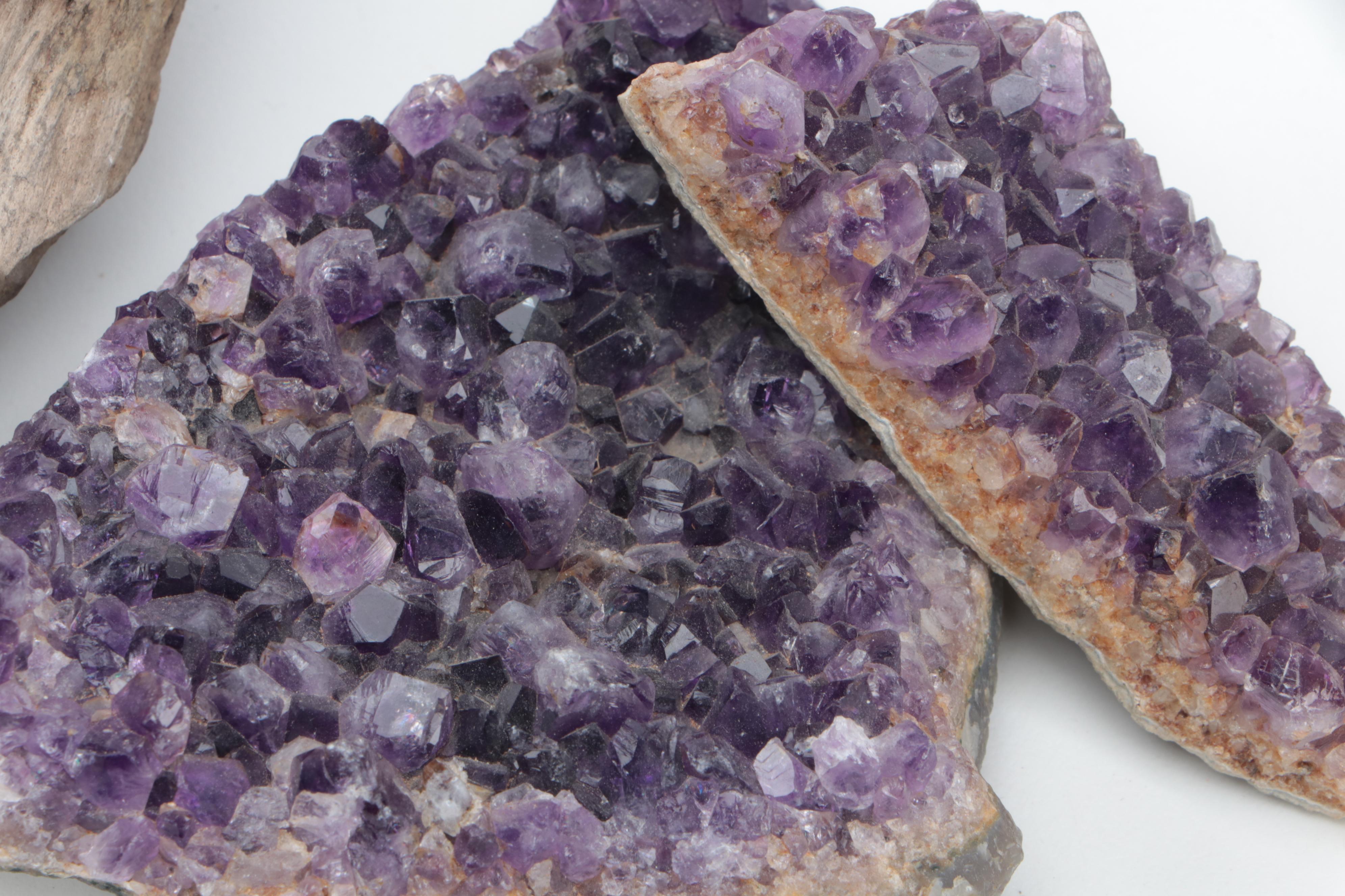 Rough Amethyst Cluster Specimens