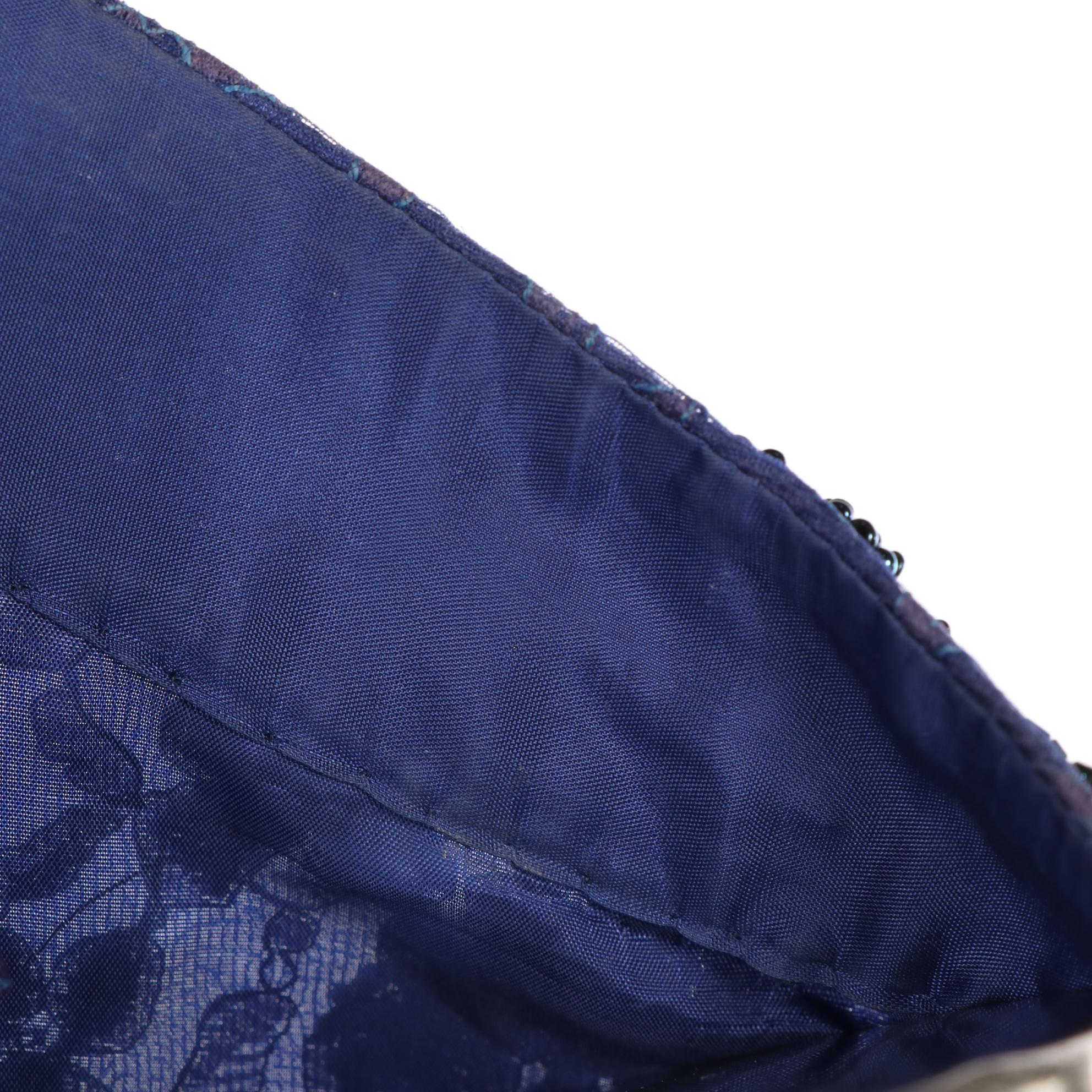 Ricky Bo Hand Beaded Bespoke Lace Sheath Dress, 1960s