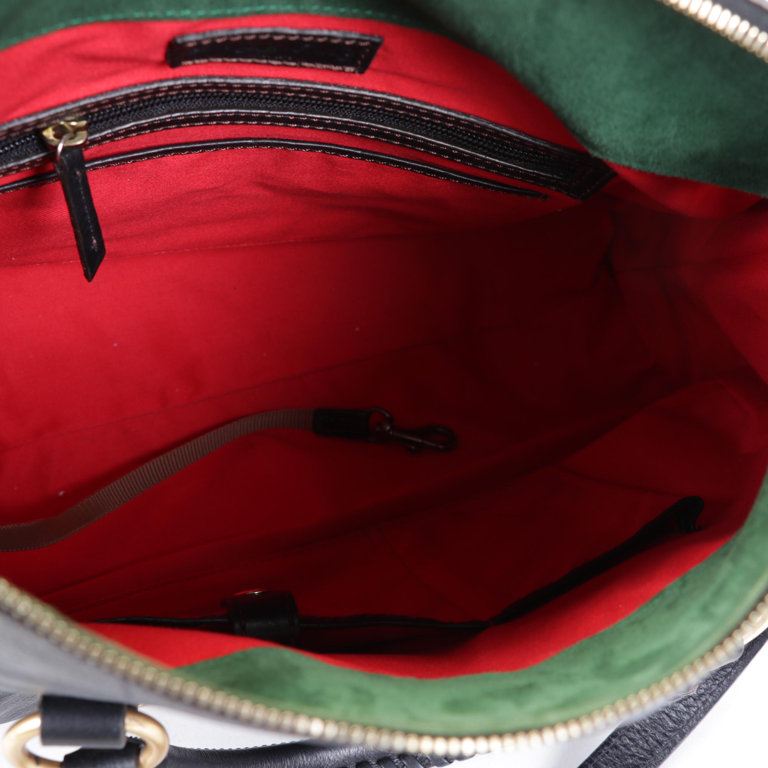 Dooney & Bourke Black Florentine Leather Satchel, Zipper Pouch, and Wallet