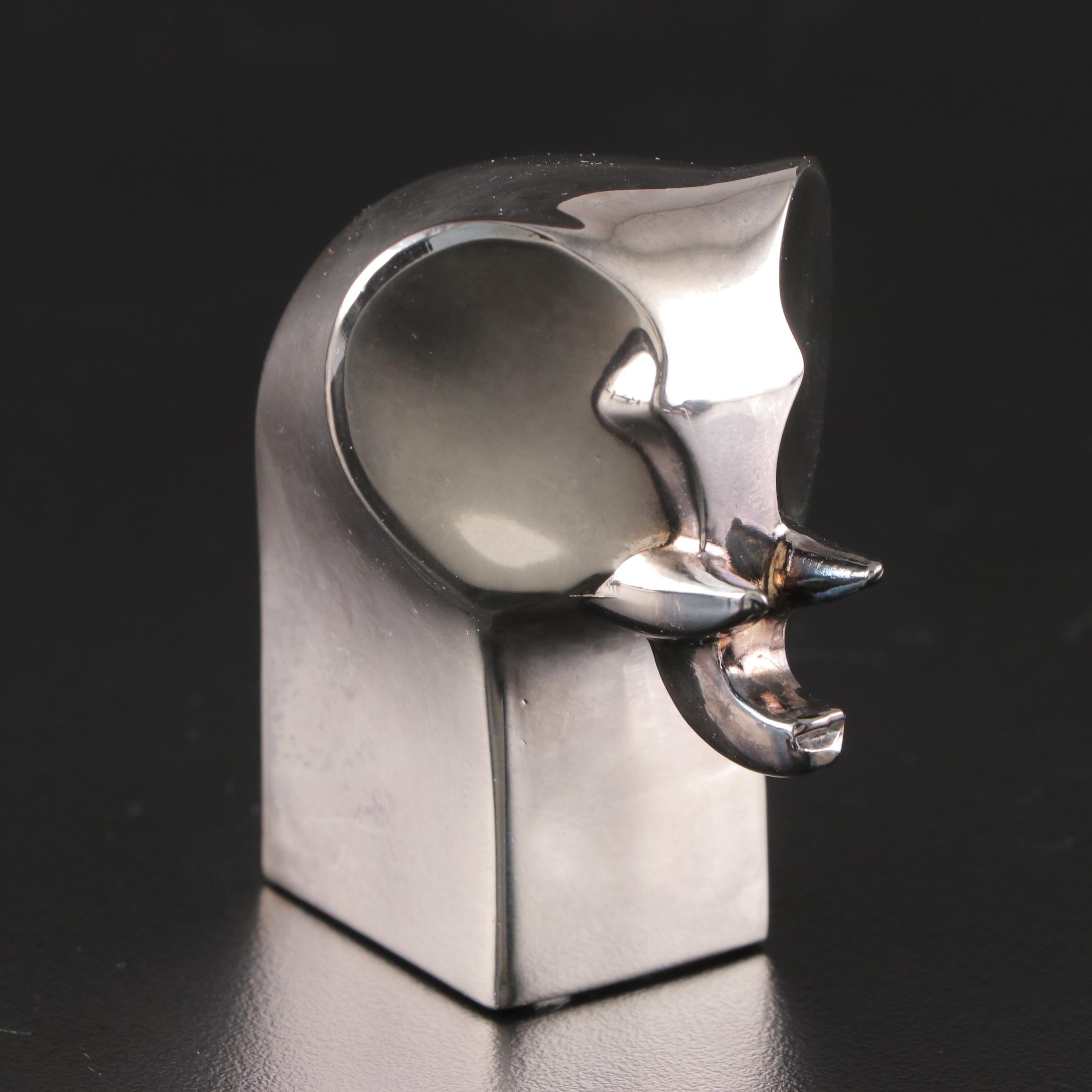 Dansk Silver Plate Lioness and Other Miniature Animals