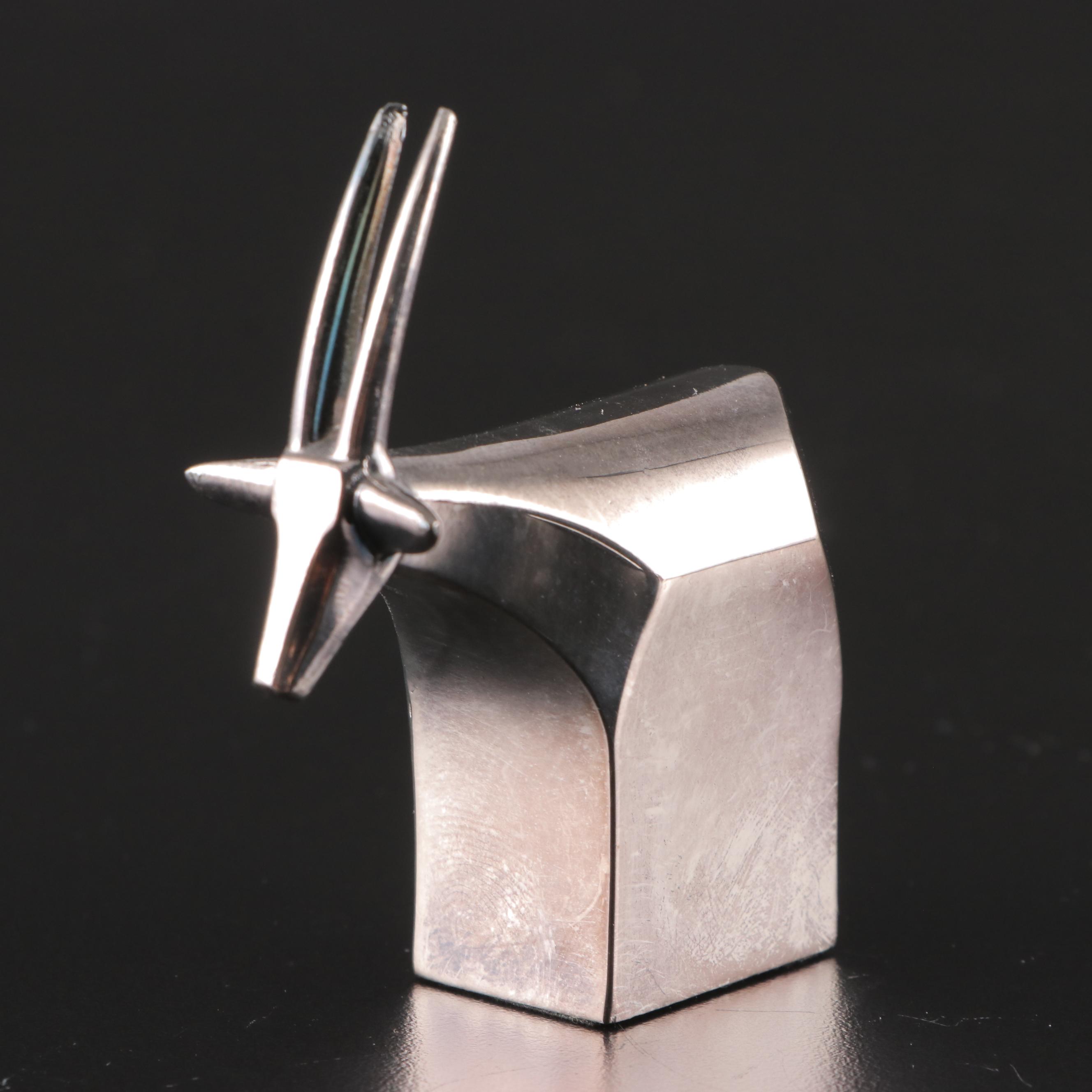 Dansk Silver Plate Lioness and Other Miniature Animals