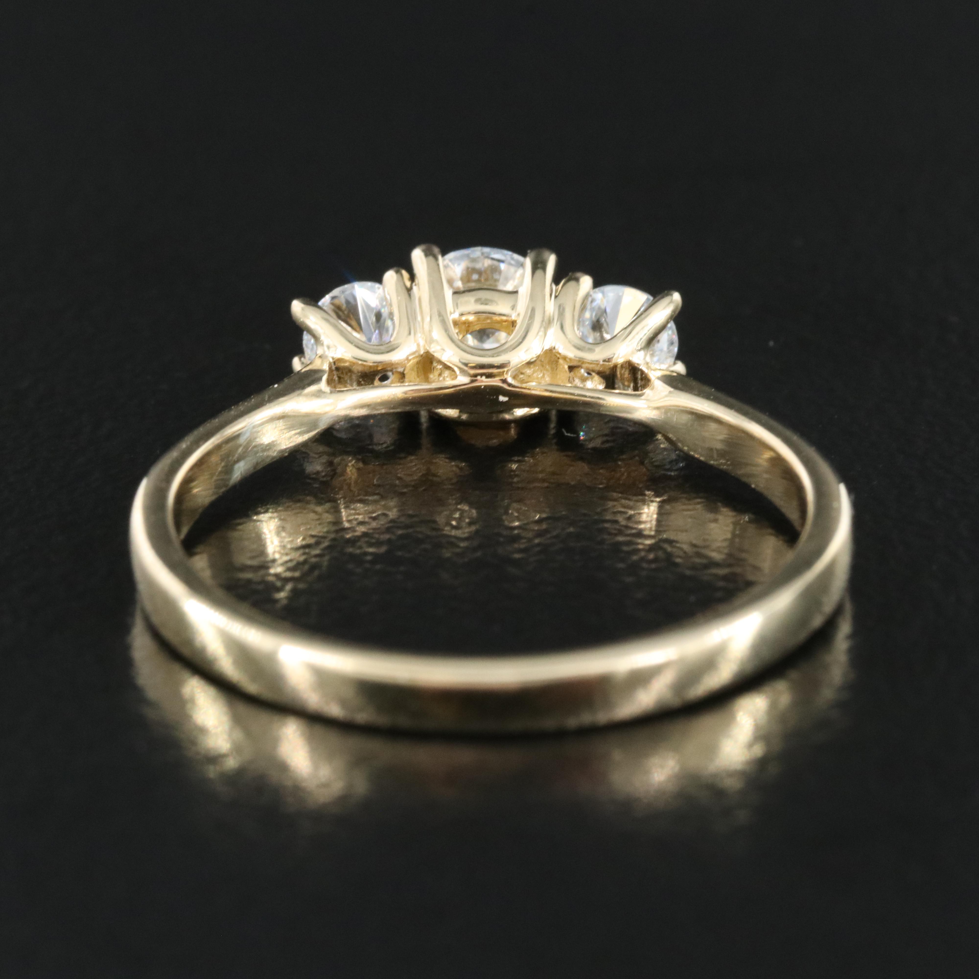14K 0.52 CTW Lab Grown Diamond Ring with IGI Report