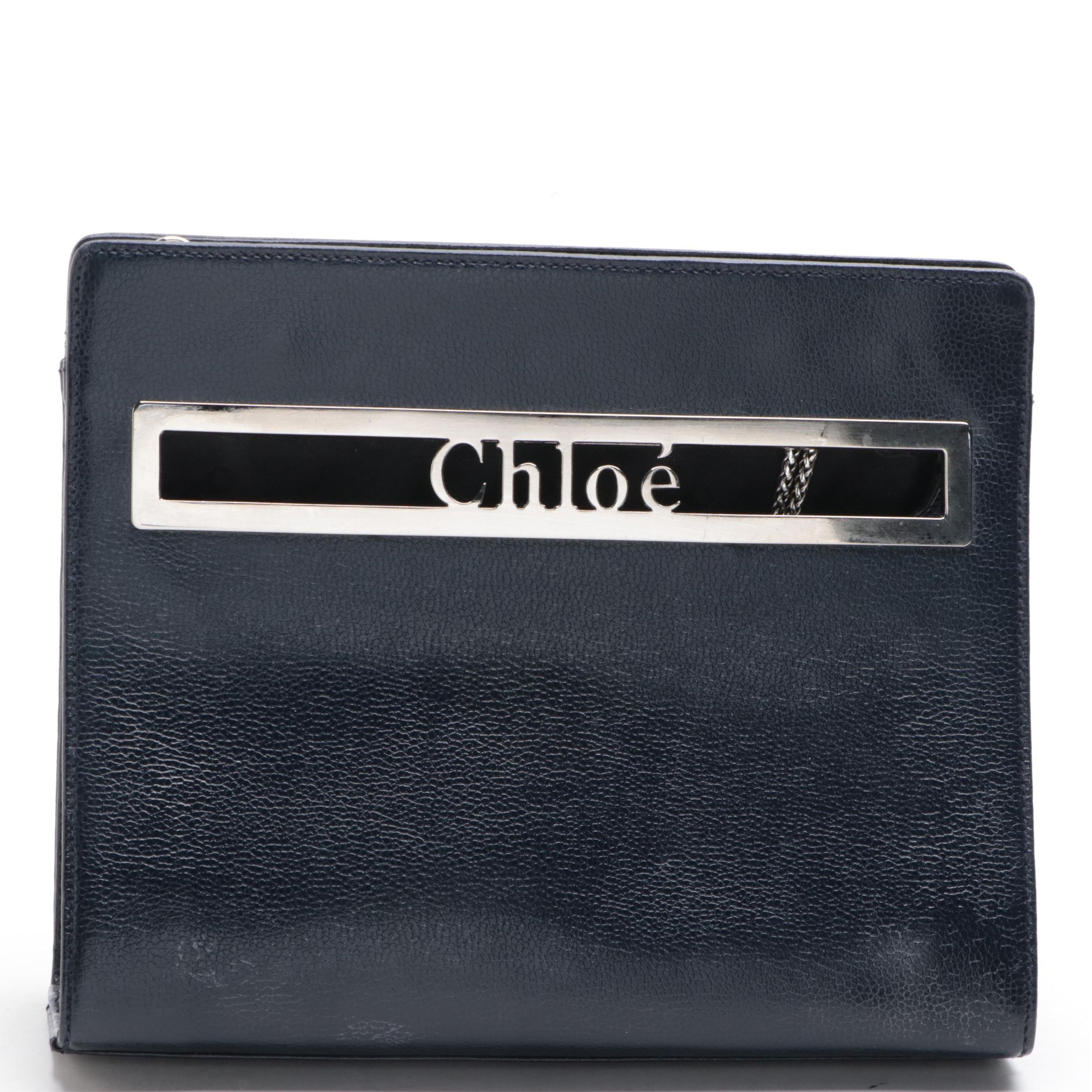 Chloé Frame Clutch in Grained Leather