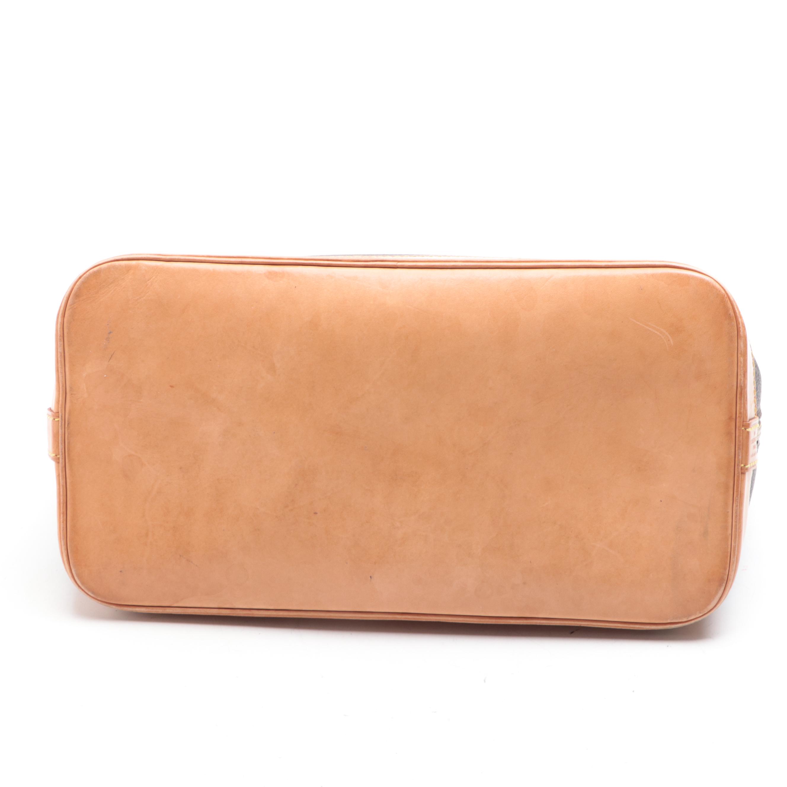 Louis Vuitton Alma PM Satchel in Monogram Canvas and Vachetta Leather