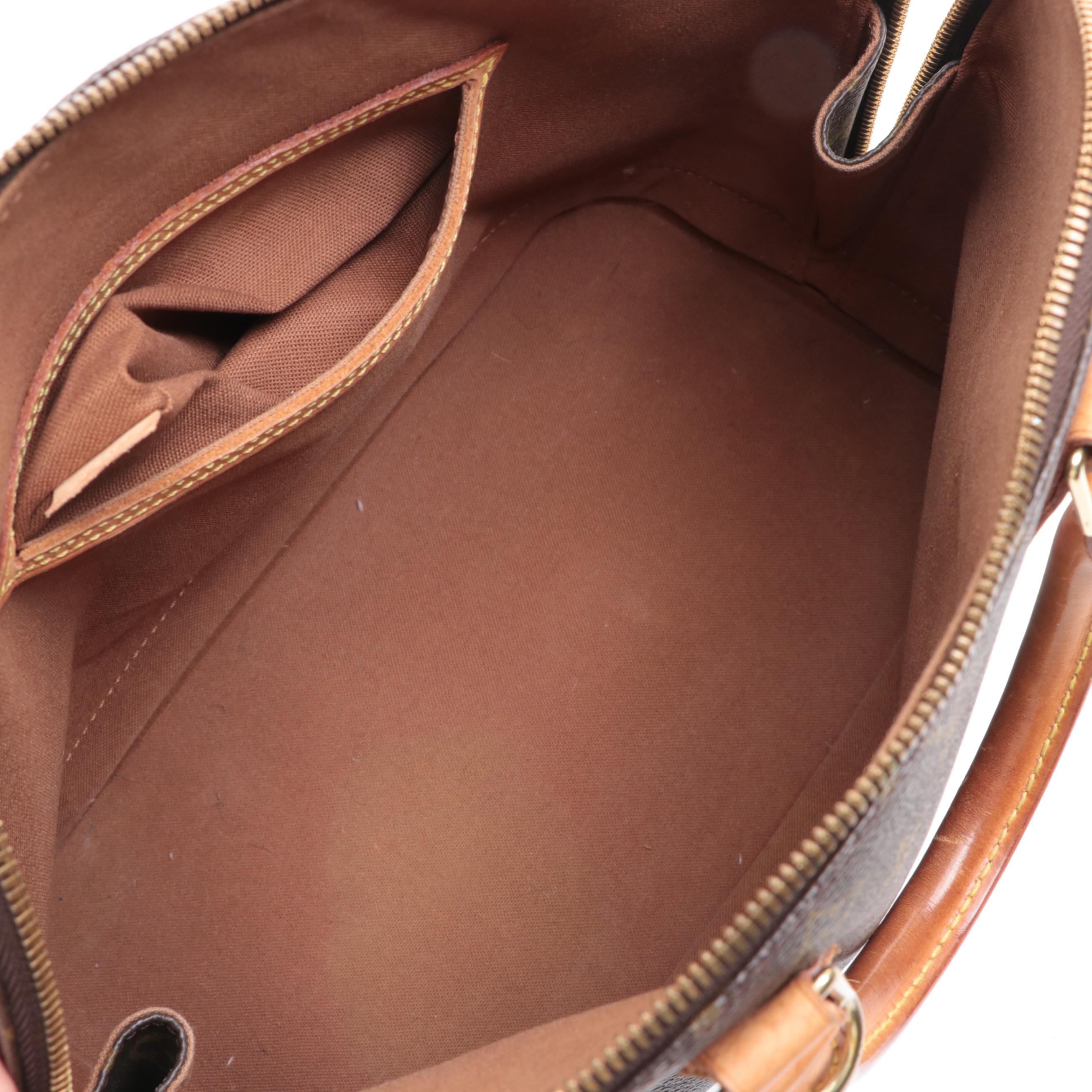 Louis Vuitton Alma PM Satchel in Monogram Canvas and Vachetta Leather