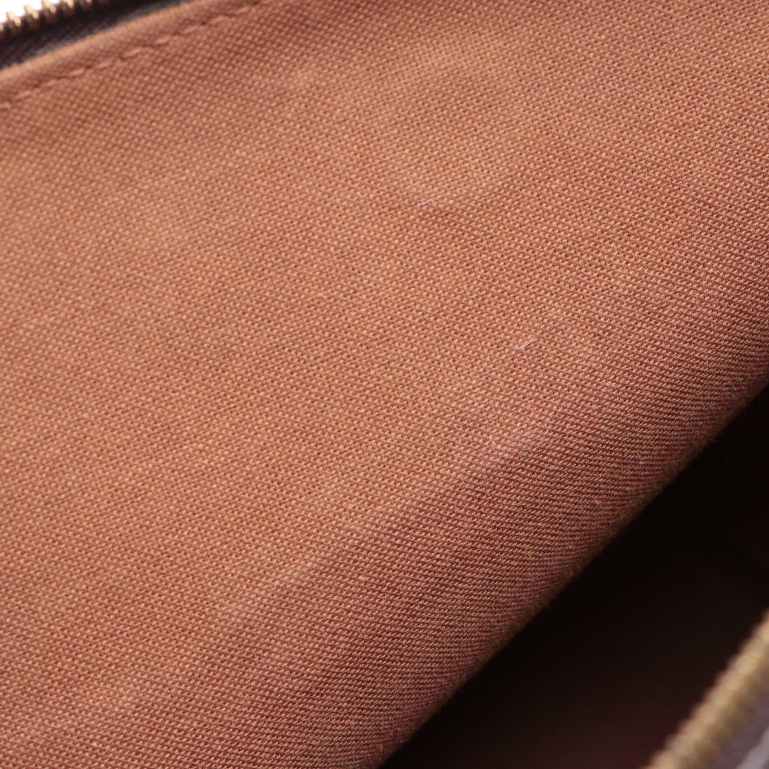 Louis Vuitton Alma PM Satchel in Monogram Canvas and Vachetta Leather