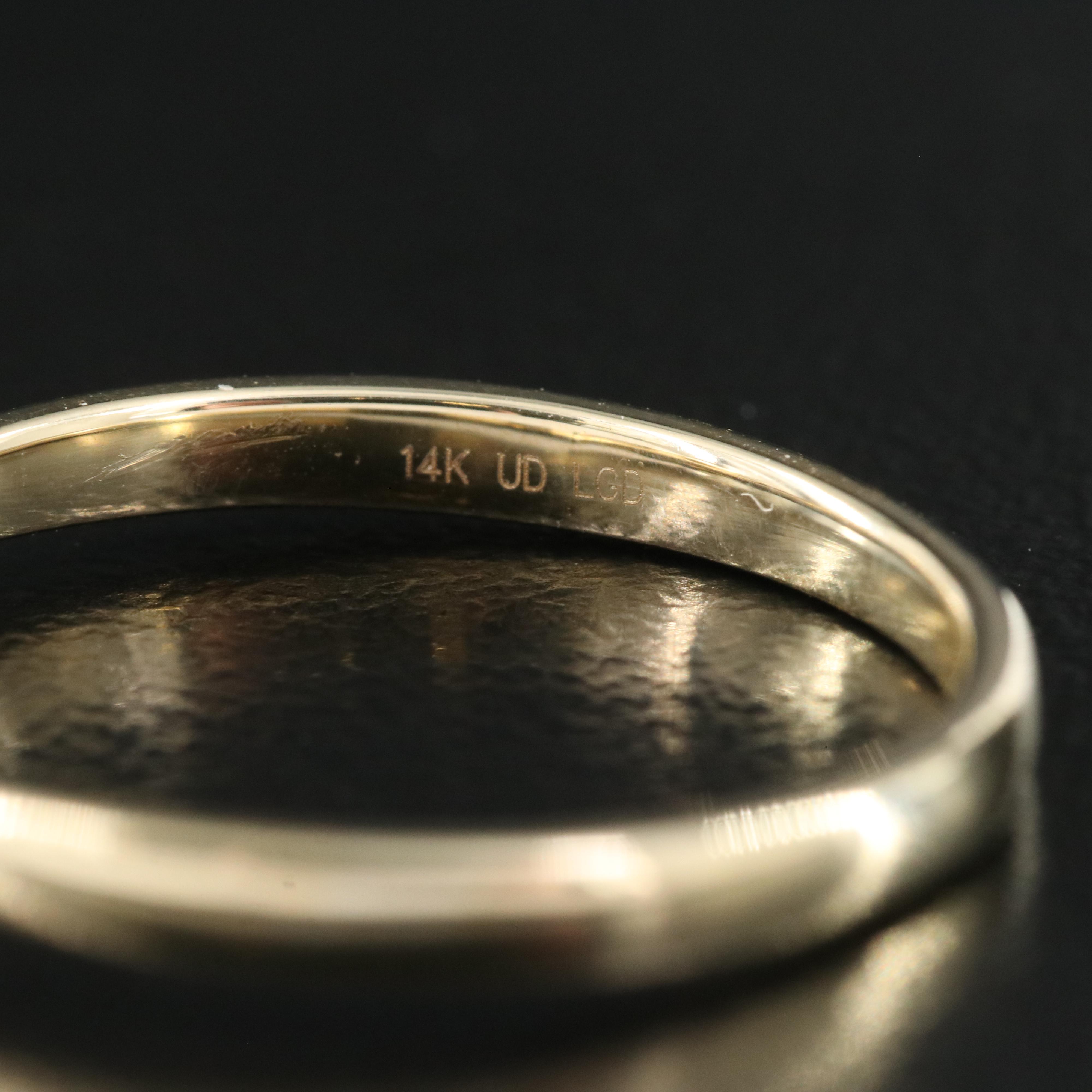 14K 0.30 CTW Lab Grown Diamond with IGI Report