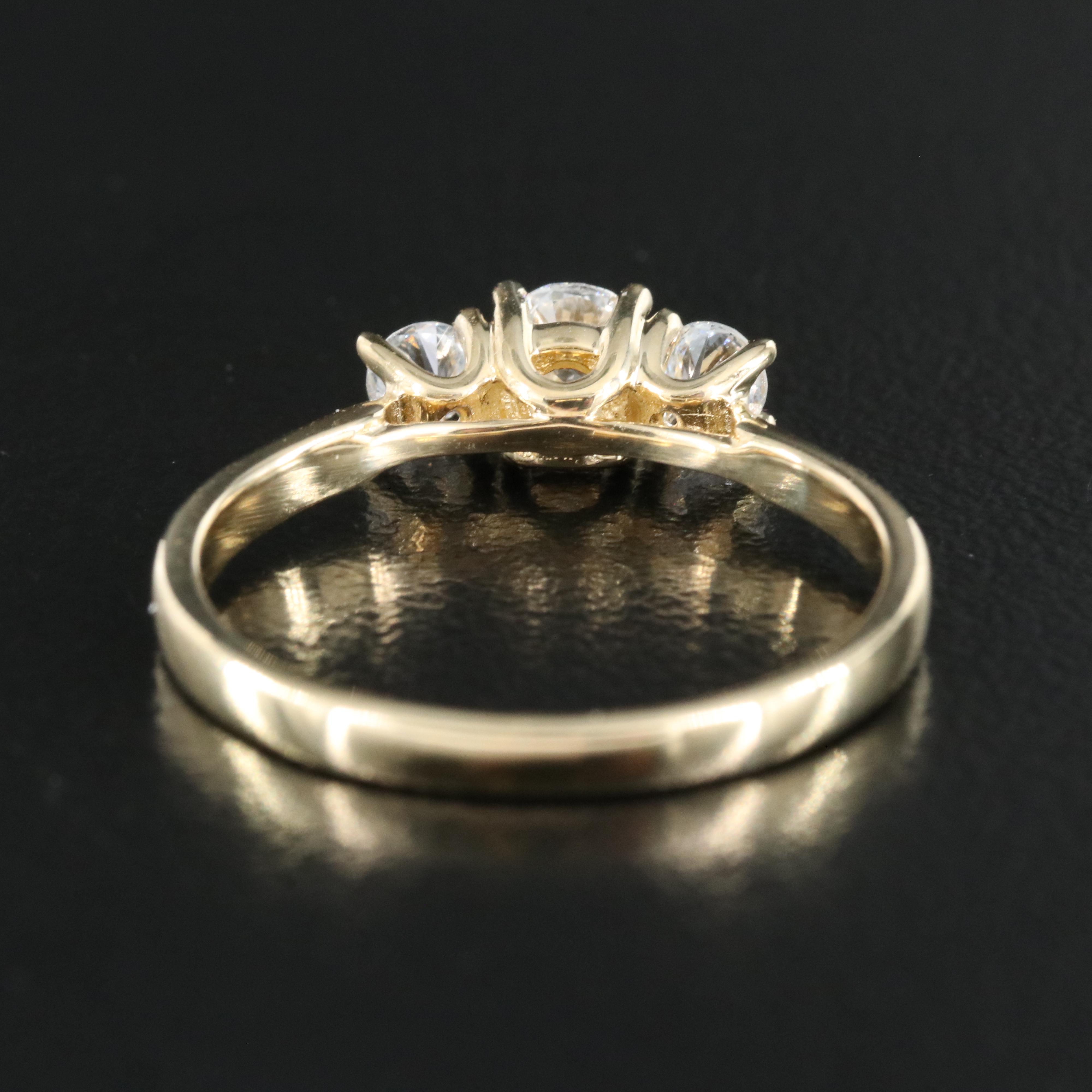 14K 0.53 CTW Lab Grown Diamond with IGI Report