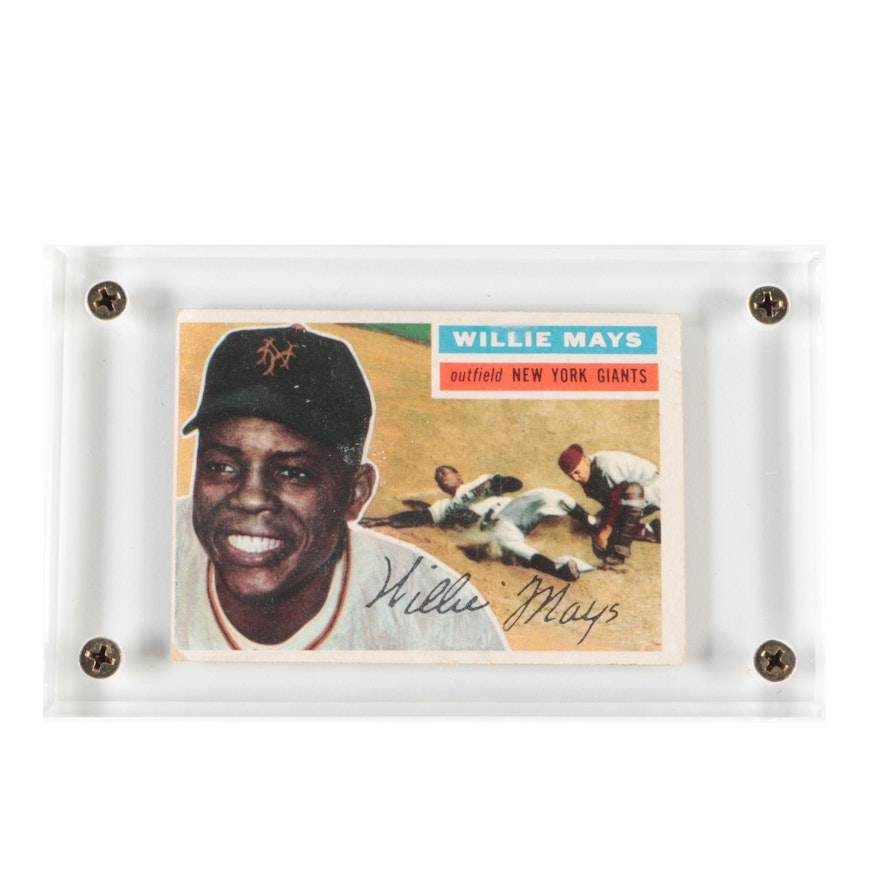 1956 Topps Willie Mays New York Giants #130 Baseball Card