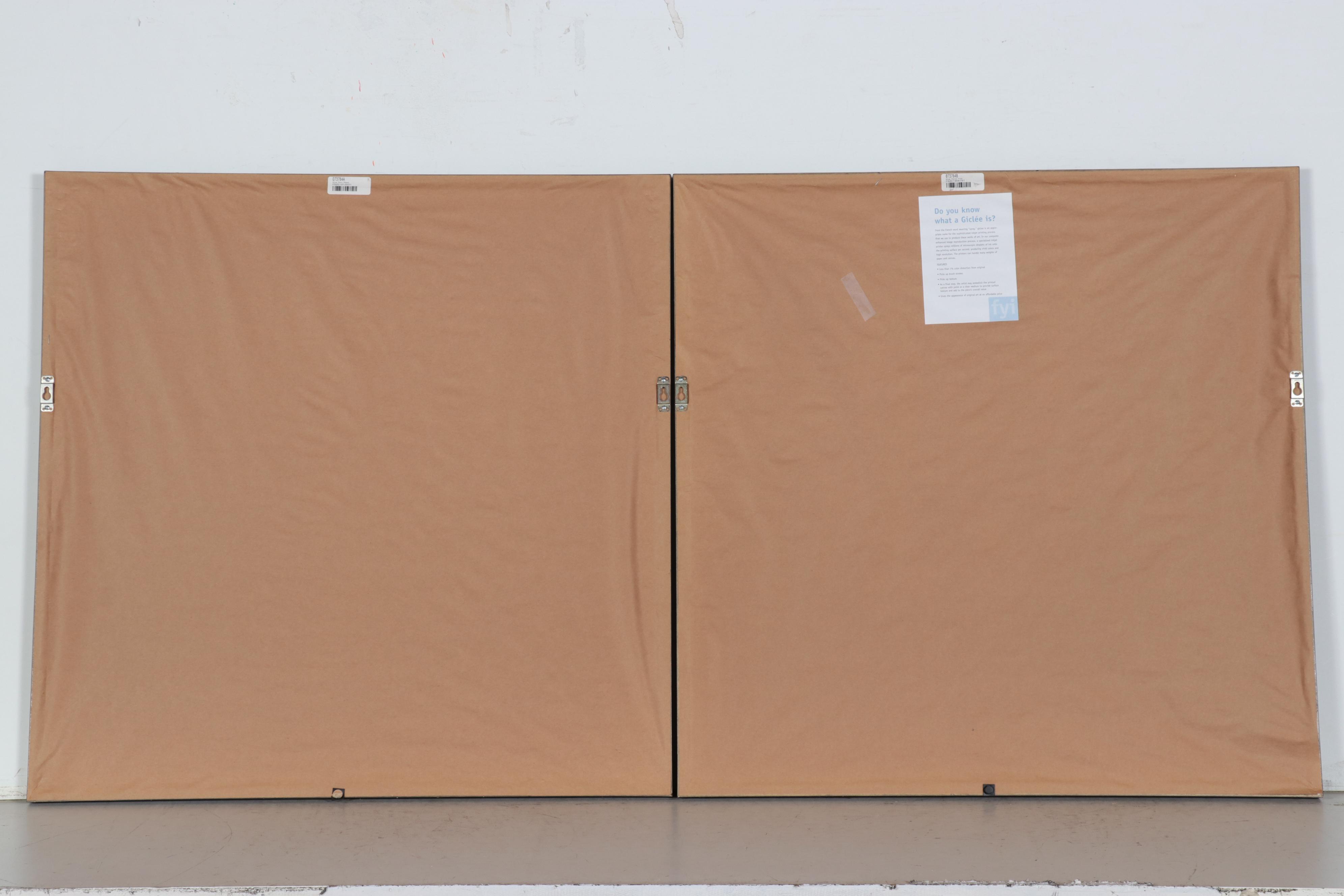 Giclées of Decorative Blue China, 21st Century