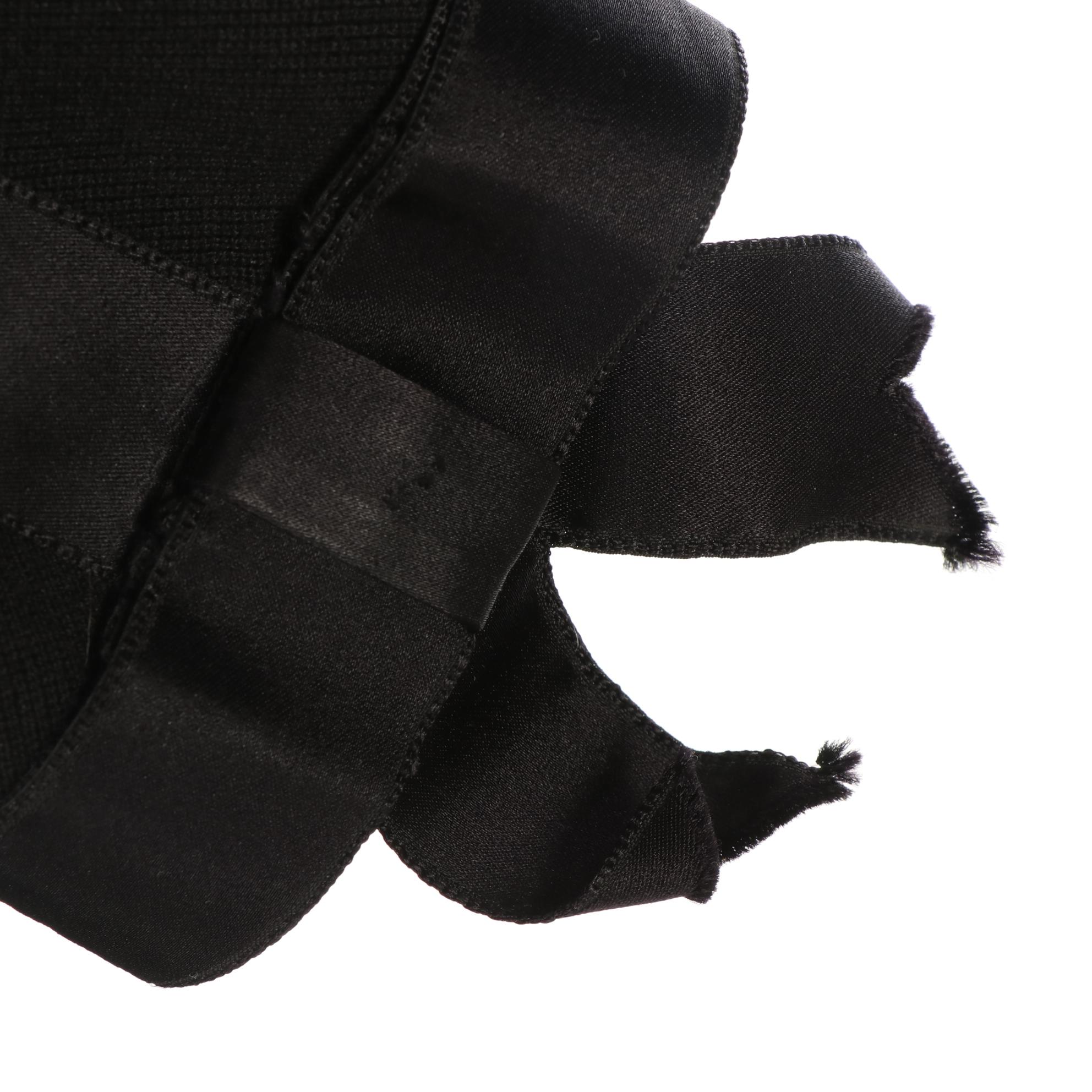 Chanel Boutique Cotton Knit Jacket with Satin Ribbon Trim