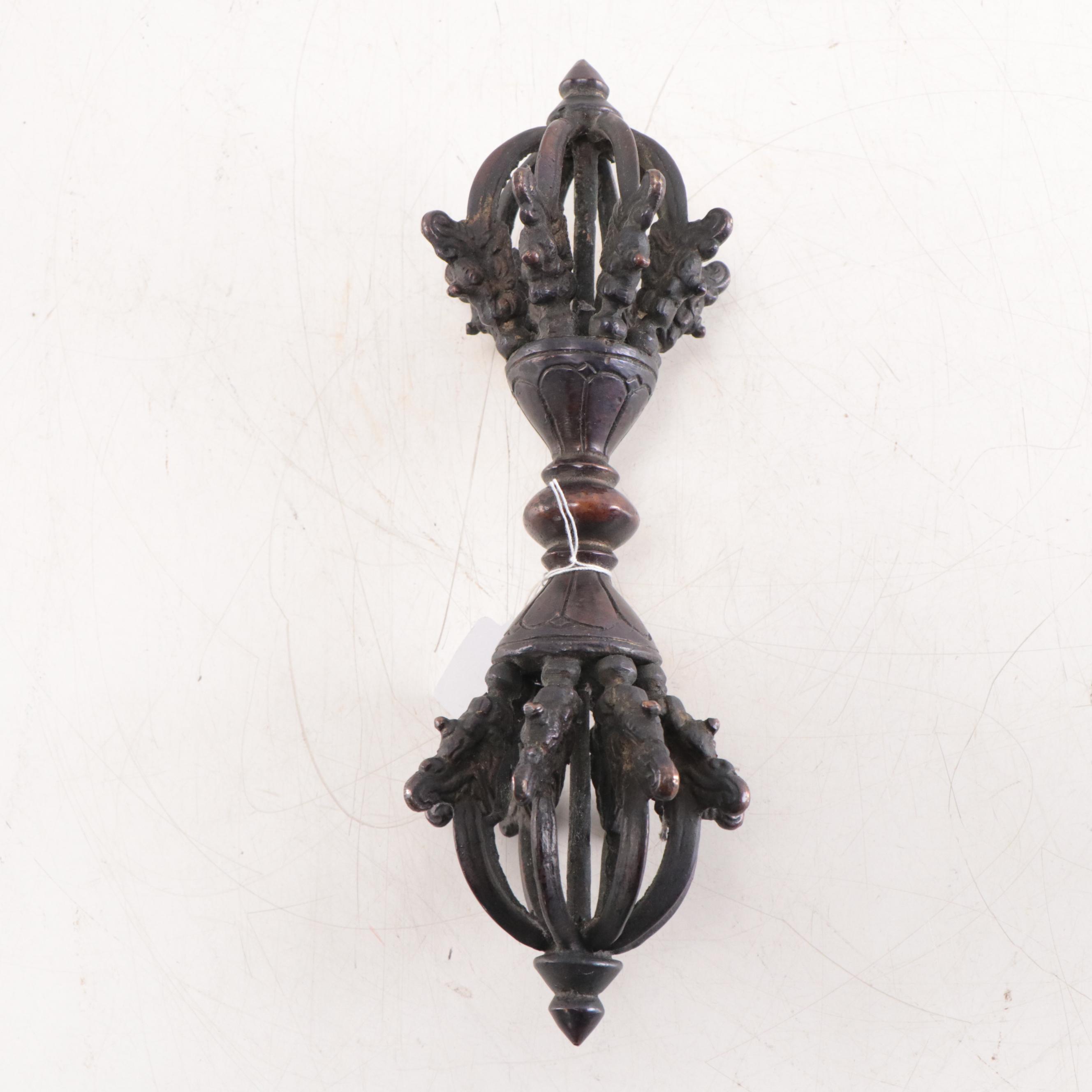 Nepalese Buddhist Bronze Dorje