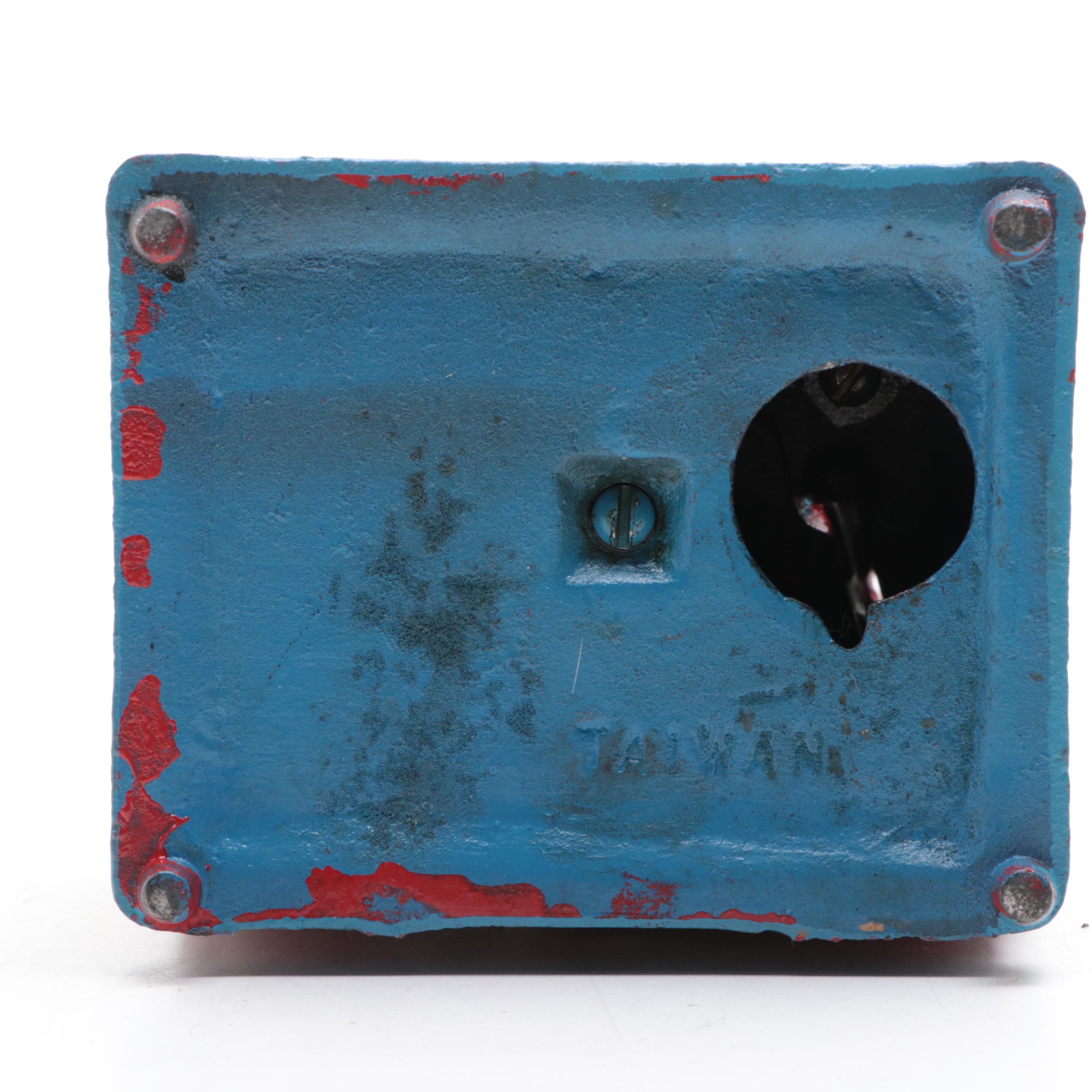 Uncle Sam Painted Cast Iron Mechanical Bank