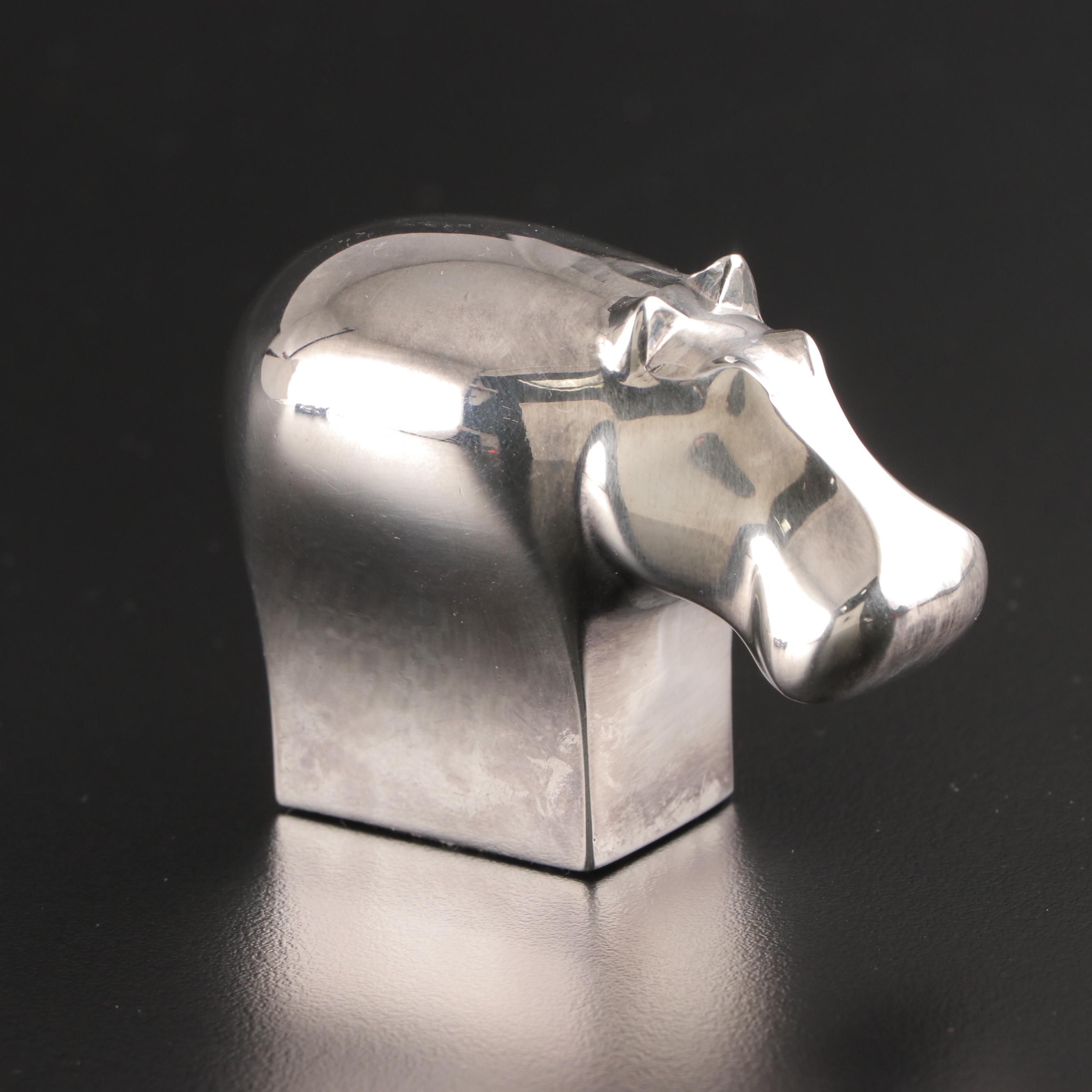 Dansk Silver Plate Bison, Camel and Other Animal Figurines