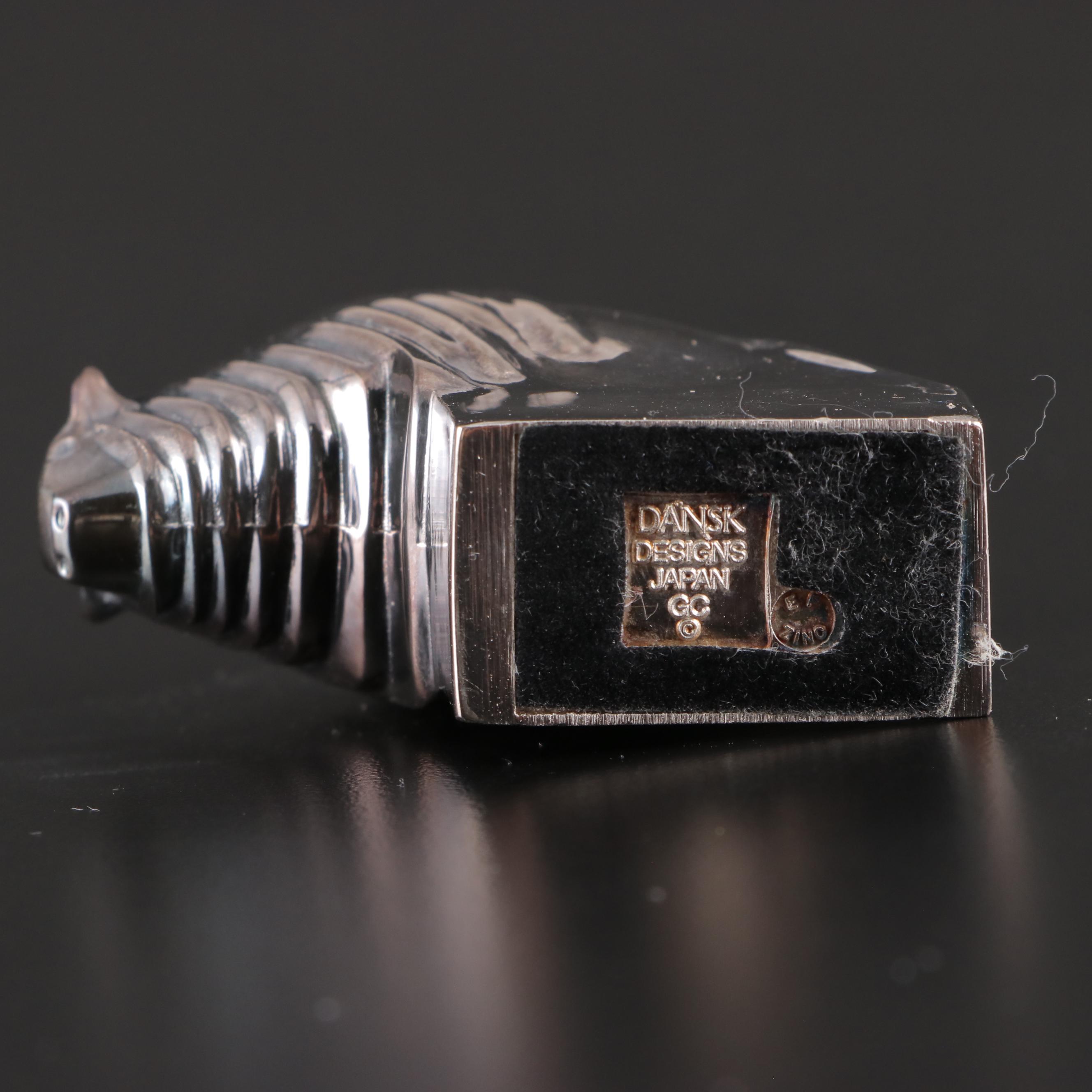 Dansk Silver Plate Bison, Camel and Other Animal Figurines