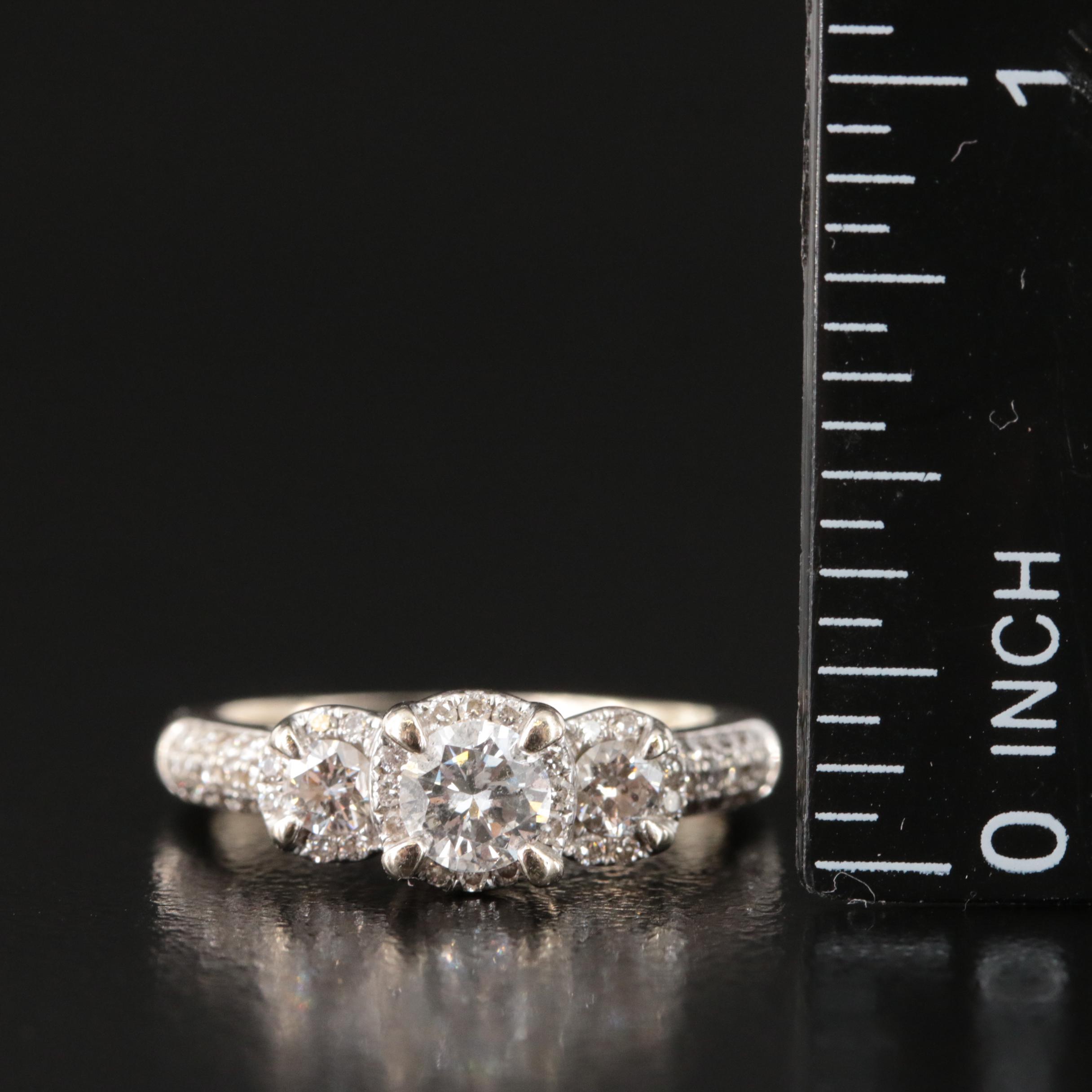 14K 1.00 CTW Diamond Ring