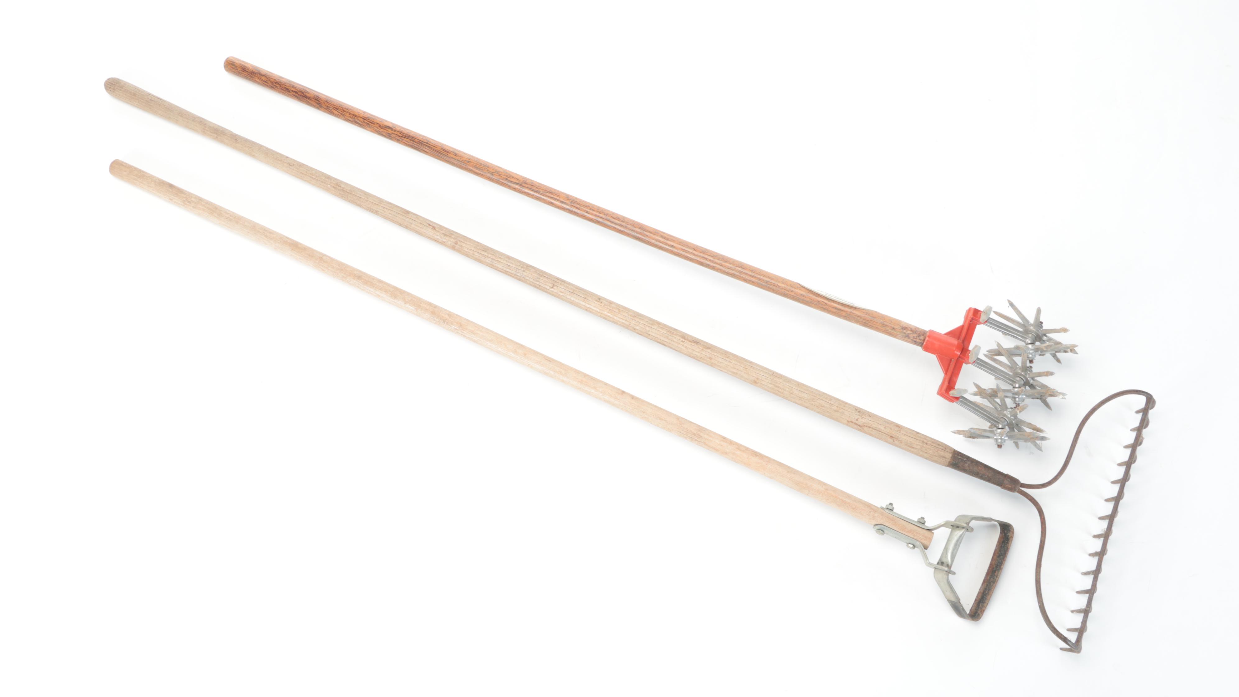 Troy-Bilt Leaf Blower With Other Outdoor Tools, Wheelbarrow, and More