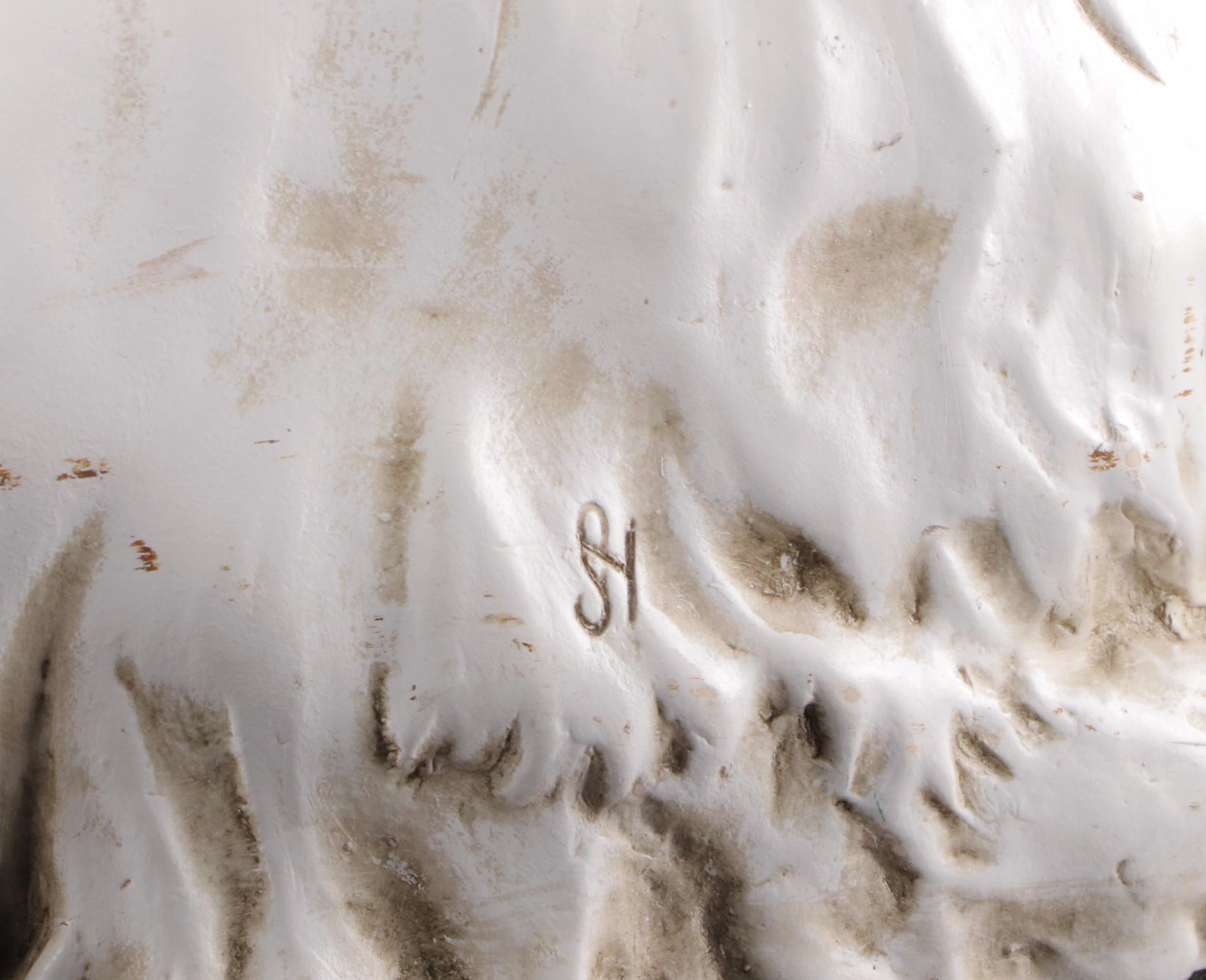 Homco Cast Plaster Cat Figurine