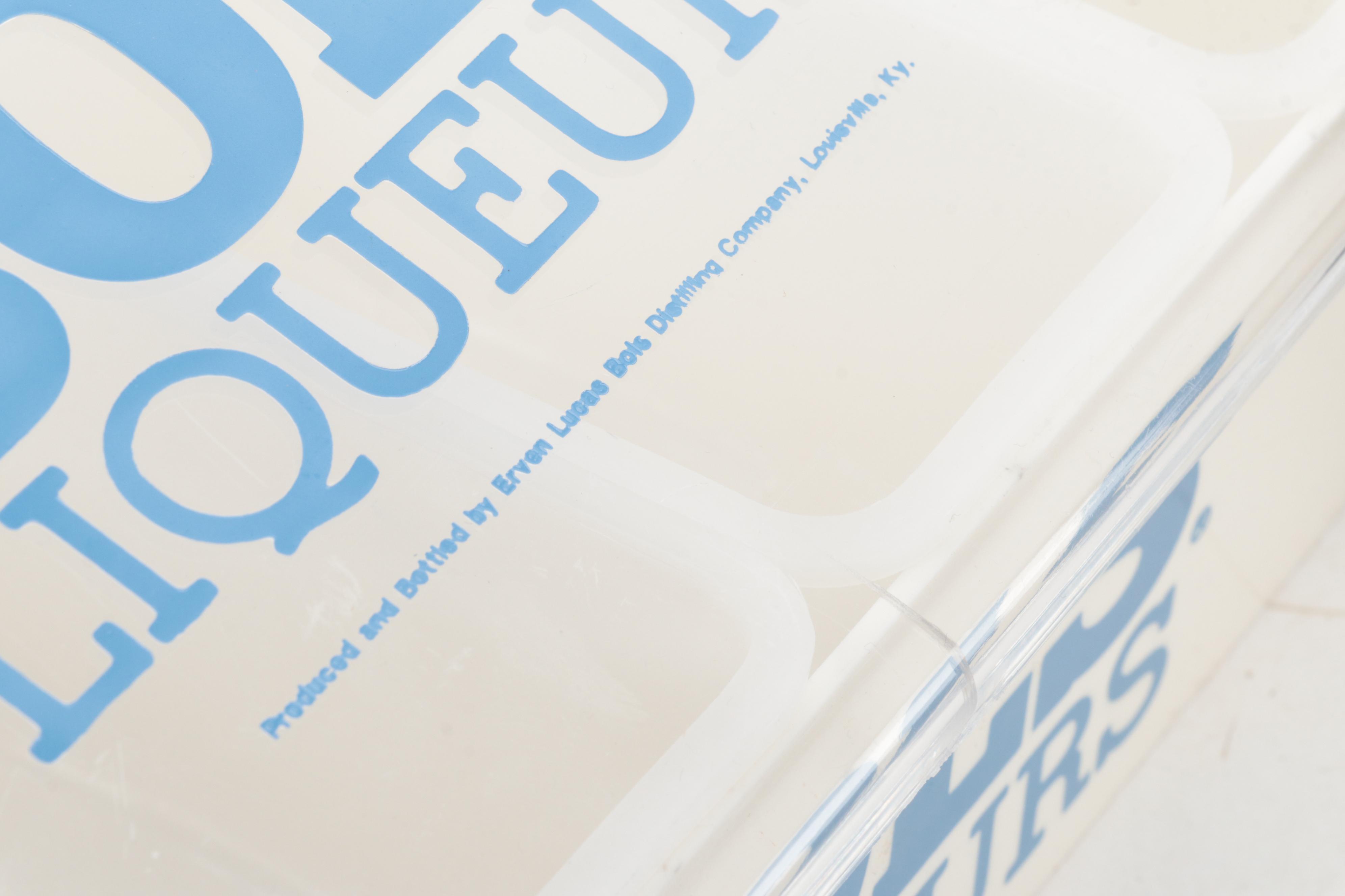 French Porcelain Match Holder with Cigar and Other Barware, Mis to Late 20th C.