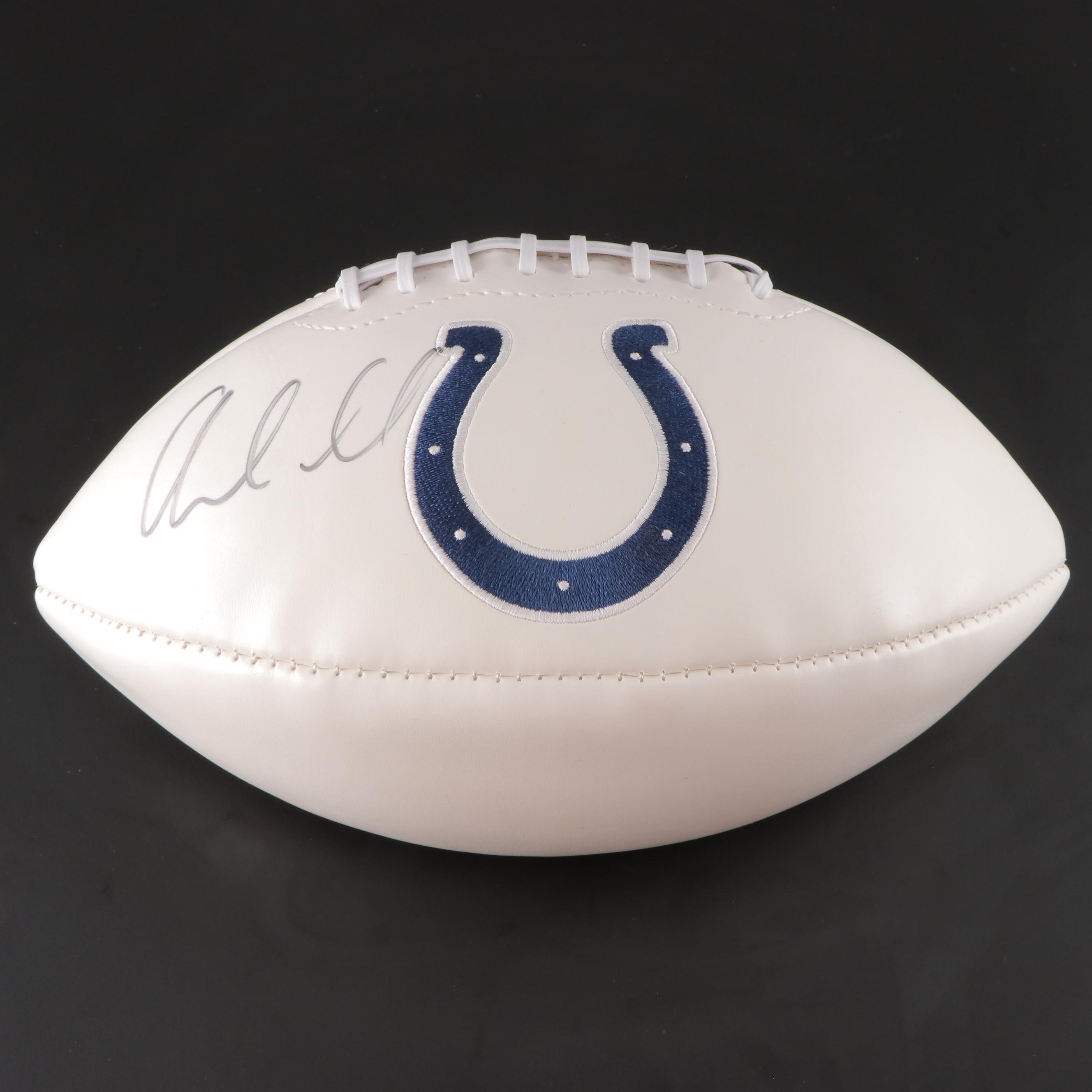 Andrew Luck Signed Indianapolis Colts Superbowl XLI Championship Football