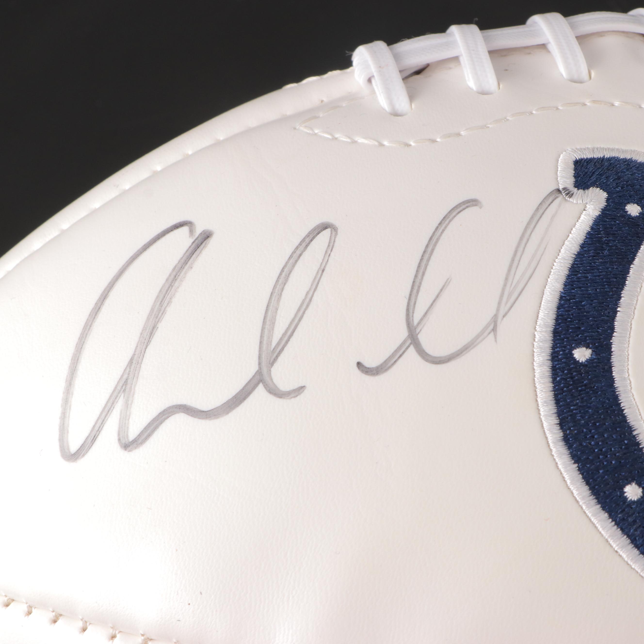 Andrew Luck Signed Indianapolis Colts Superbowl XLI Championship Football