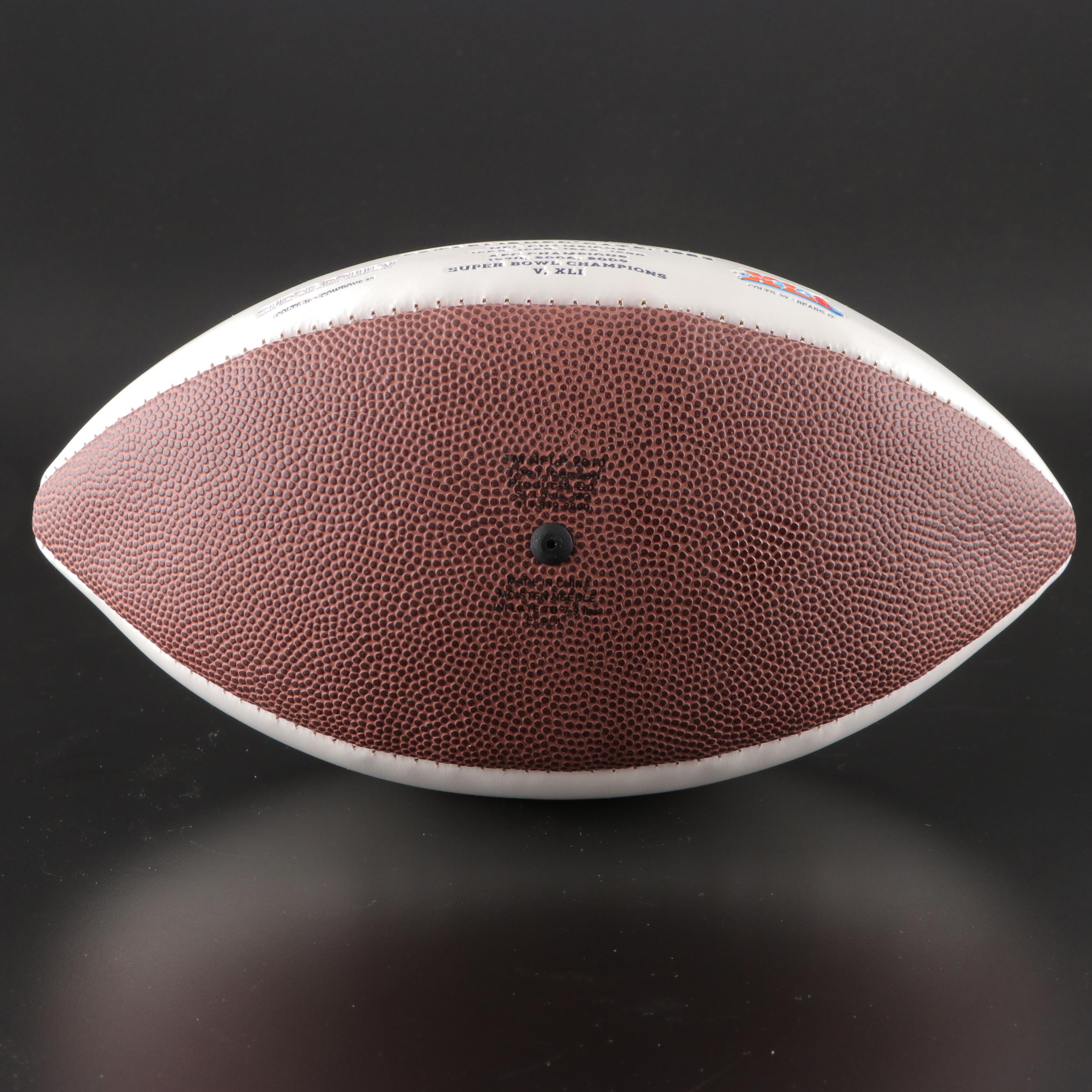 Andrew Luck Signed Indianapolis Colts Superbowl XLI Championship Football