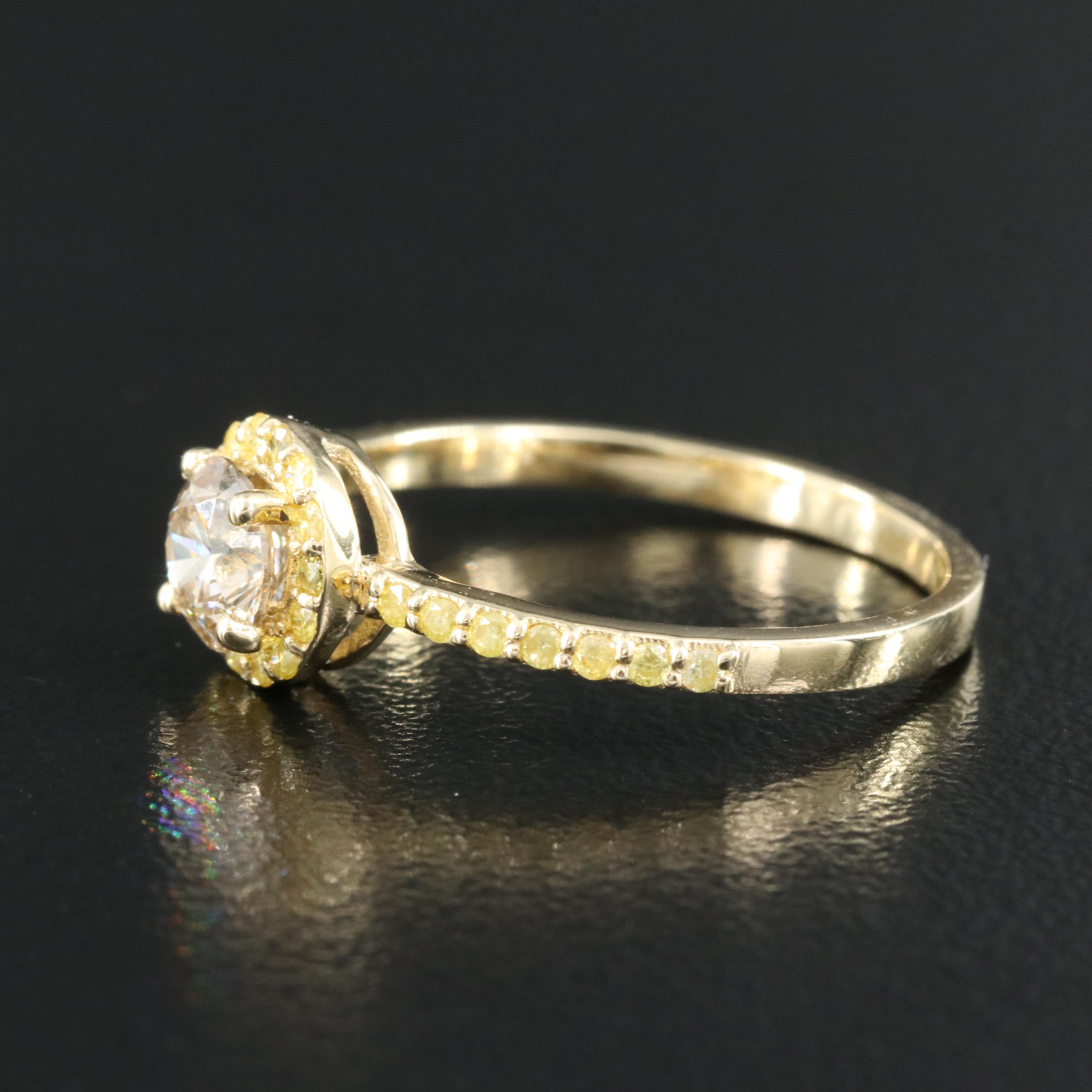 14K 0.73 CTW Diamond Ring