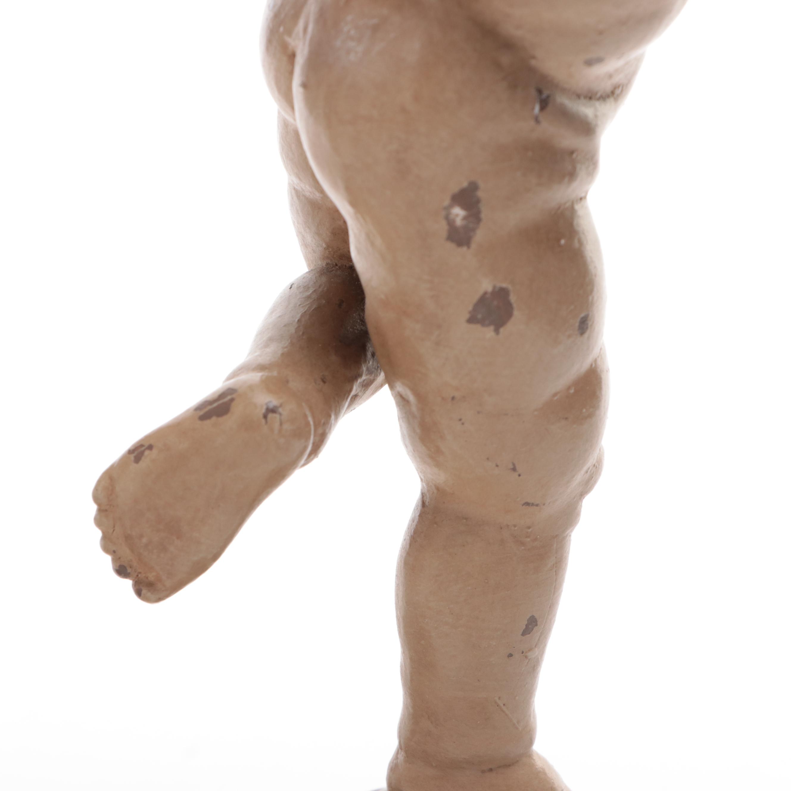 French Cast Bronze Cherub Card Holder Figures After F. Moreau