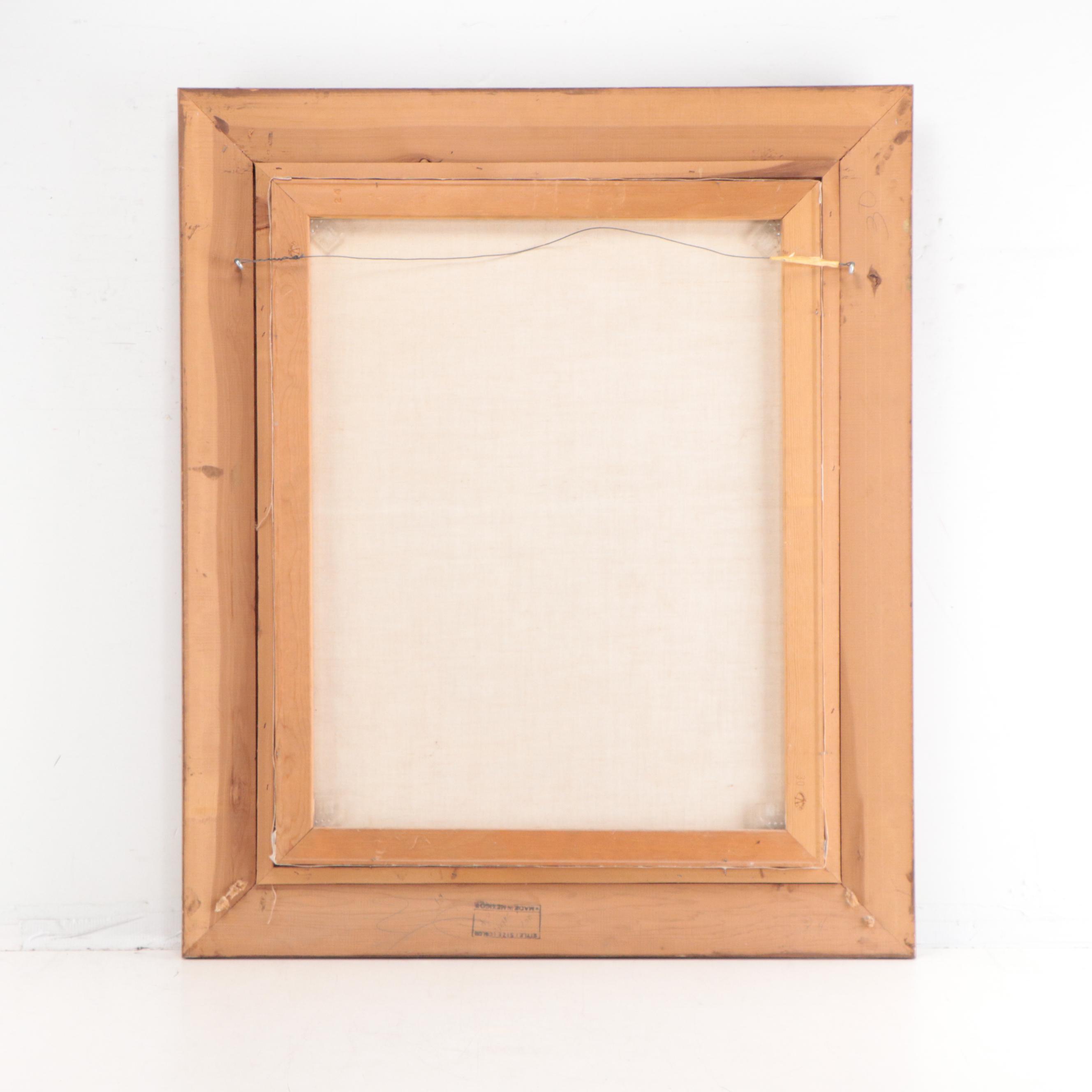 Will Portis Oil Painting of Rabbis, 1973