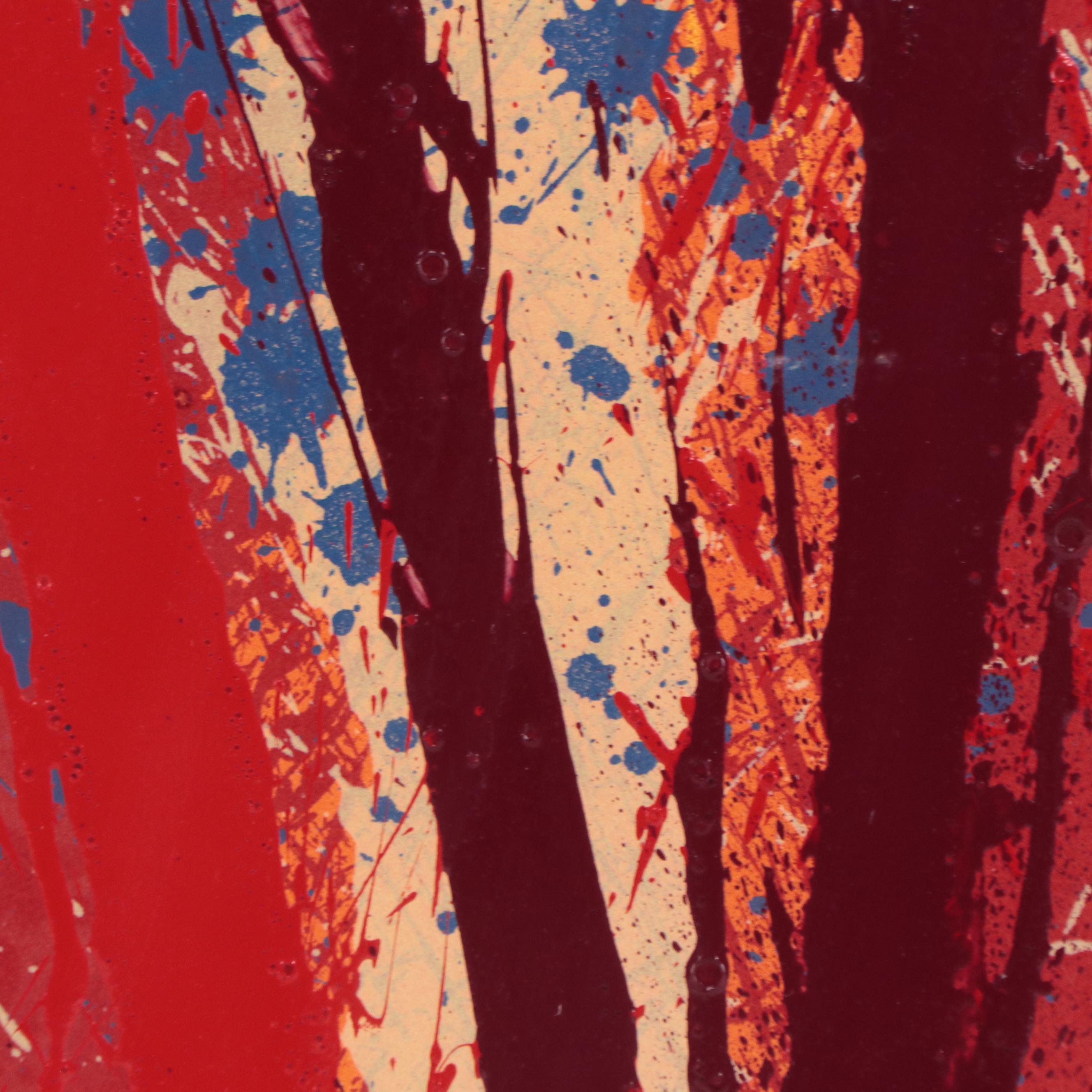 Dale Chihuly Hand-Embellished Lithograph "Yellow Spears"