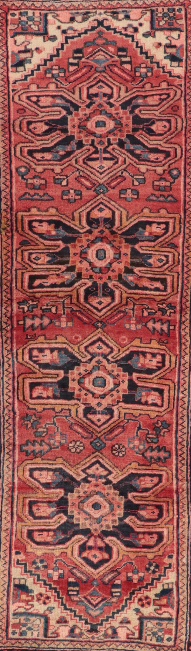 2'4 x 6'6 Hand-Knotted Persian Ahar Carpet Runner