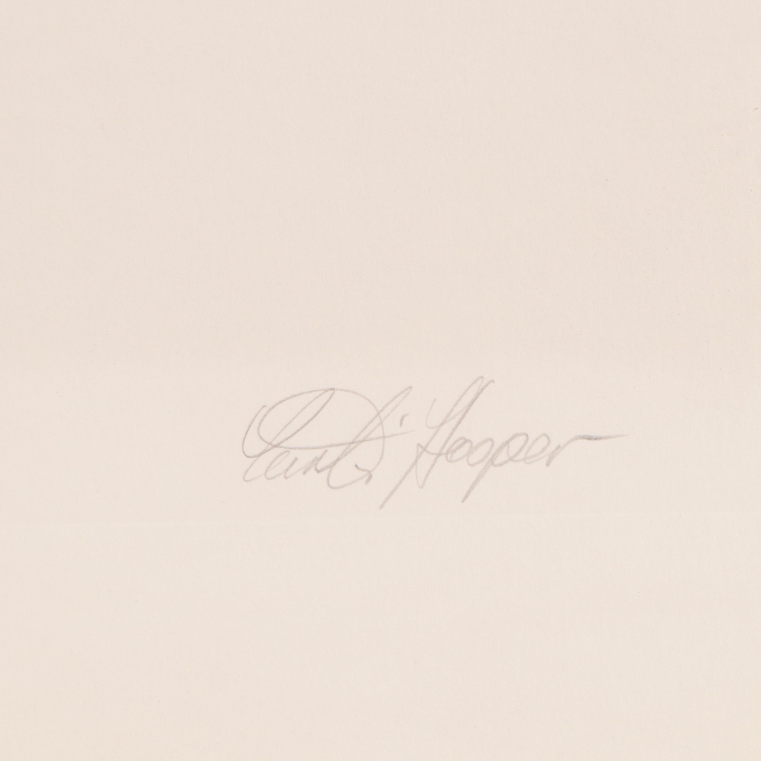 Curtis Hooper Mixed Media Print "Moshe Dayan," 1979