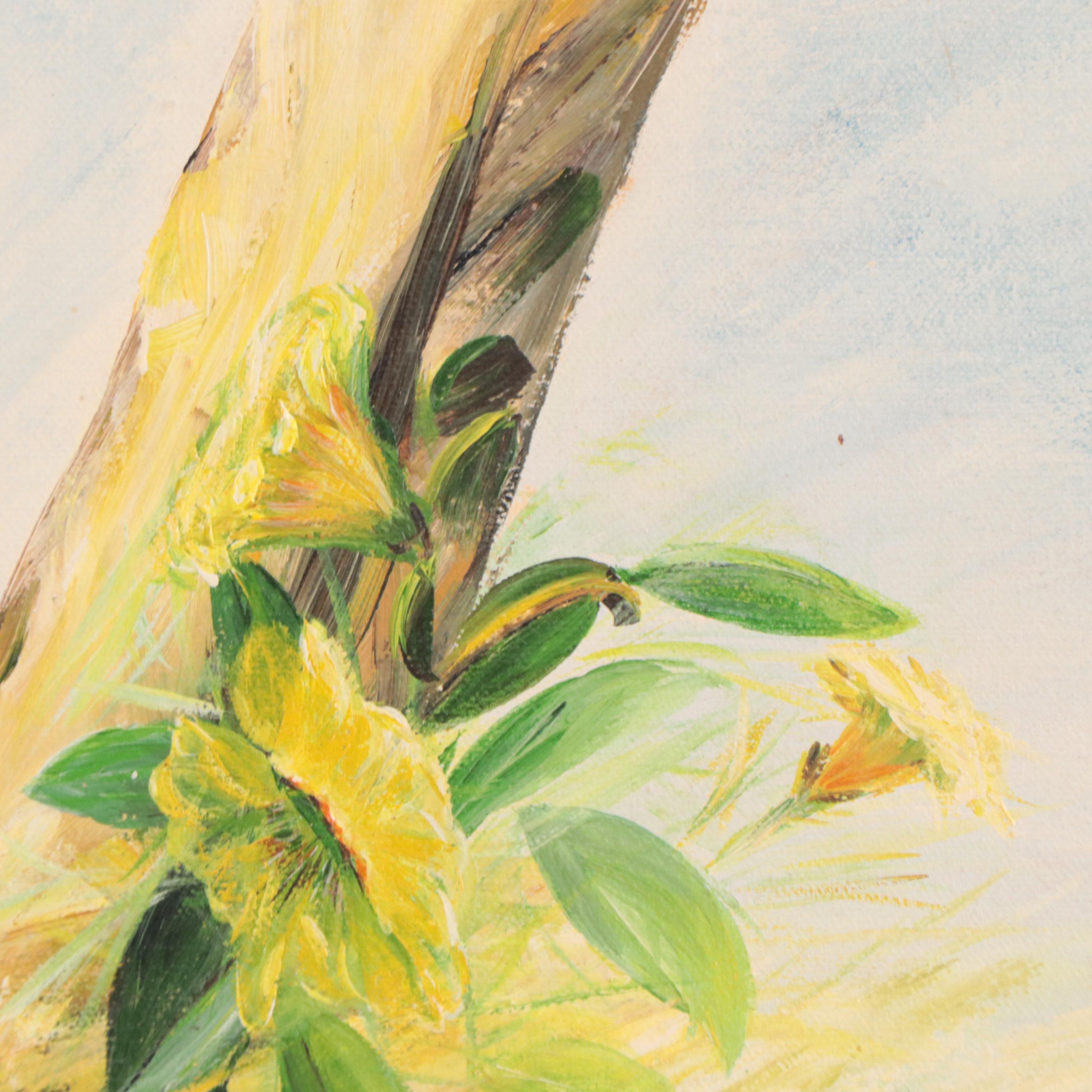 Haas Oil Painting "Peregrine Falcon"