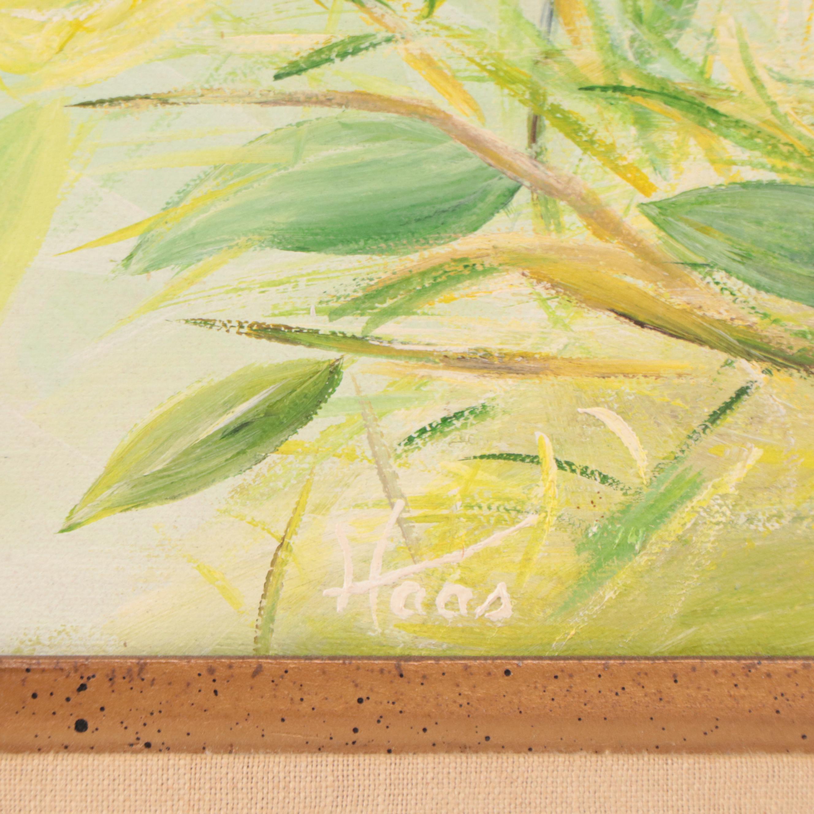 Haas Oil Painting "Peregrine Falcon"