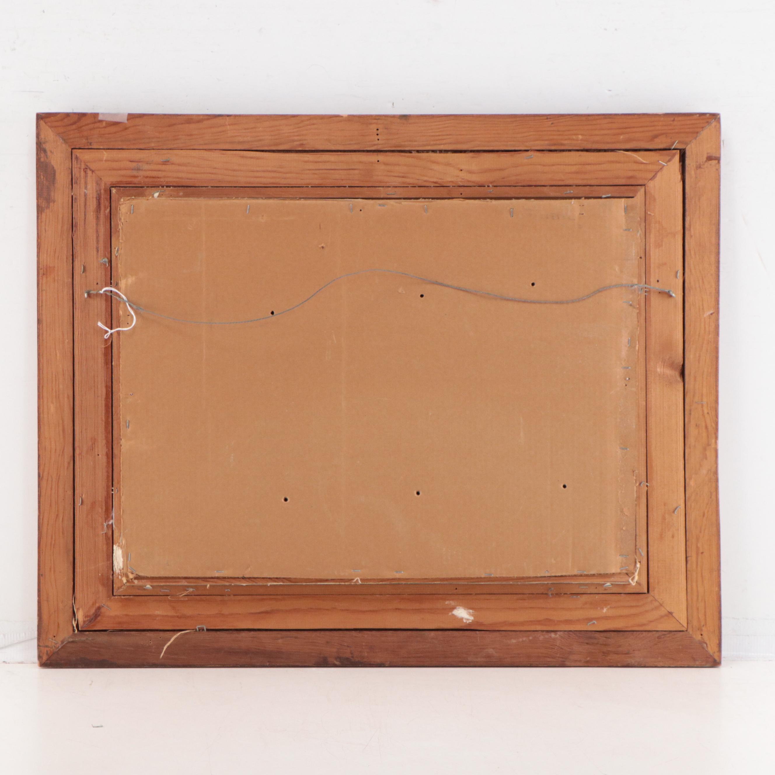 Haas Oil Painting "Peregrine Falcon"