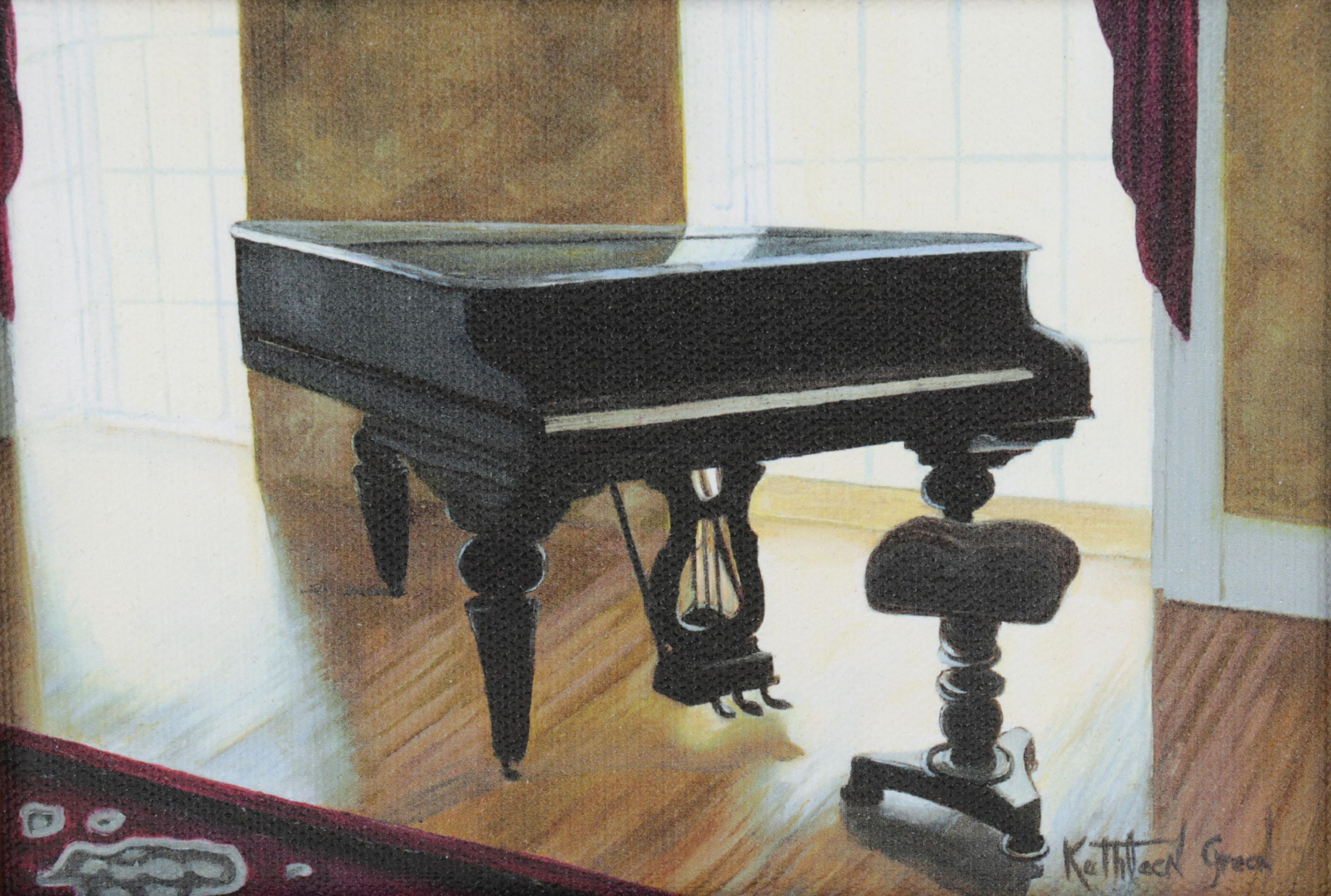 Kathleen Green Giclées "Griswold Museum" and "Piano," 21st Century