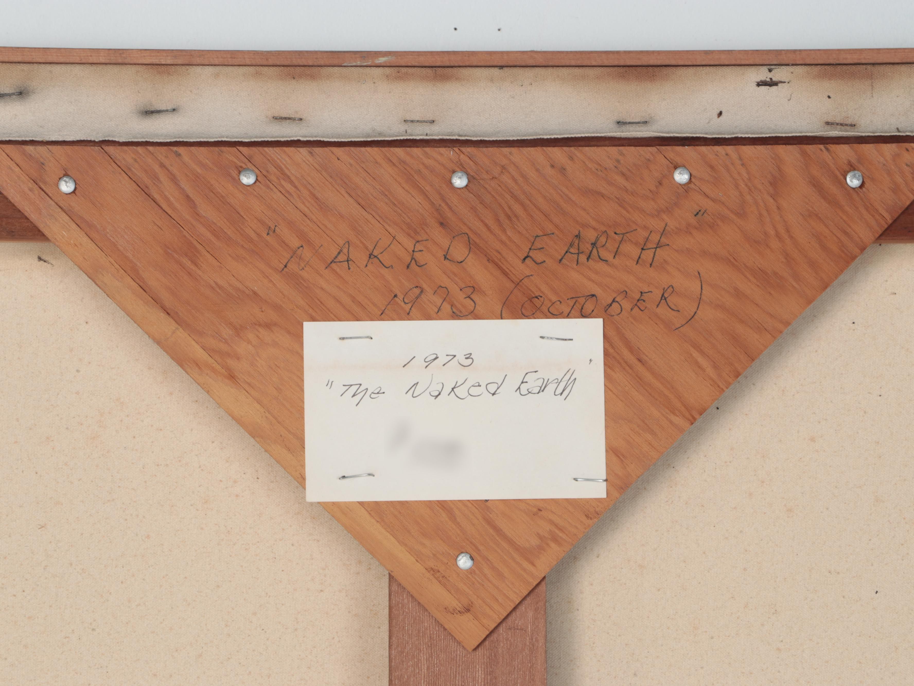 Walter Stomps Large-Scale Oil Painting "The Naked Earth," 1973