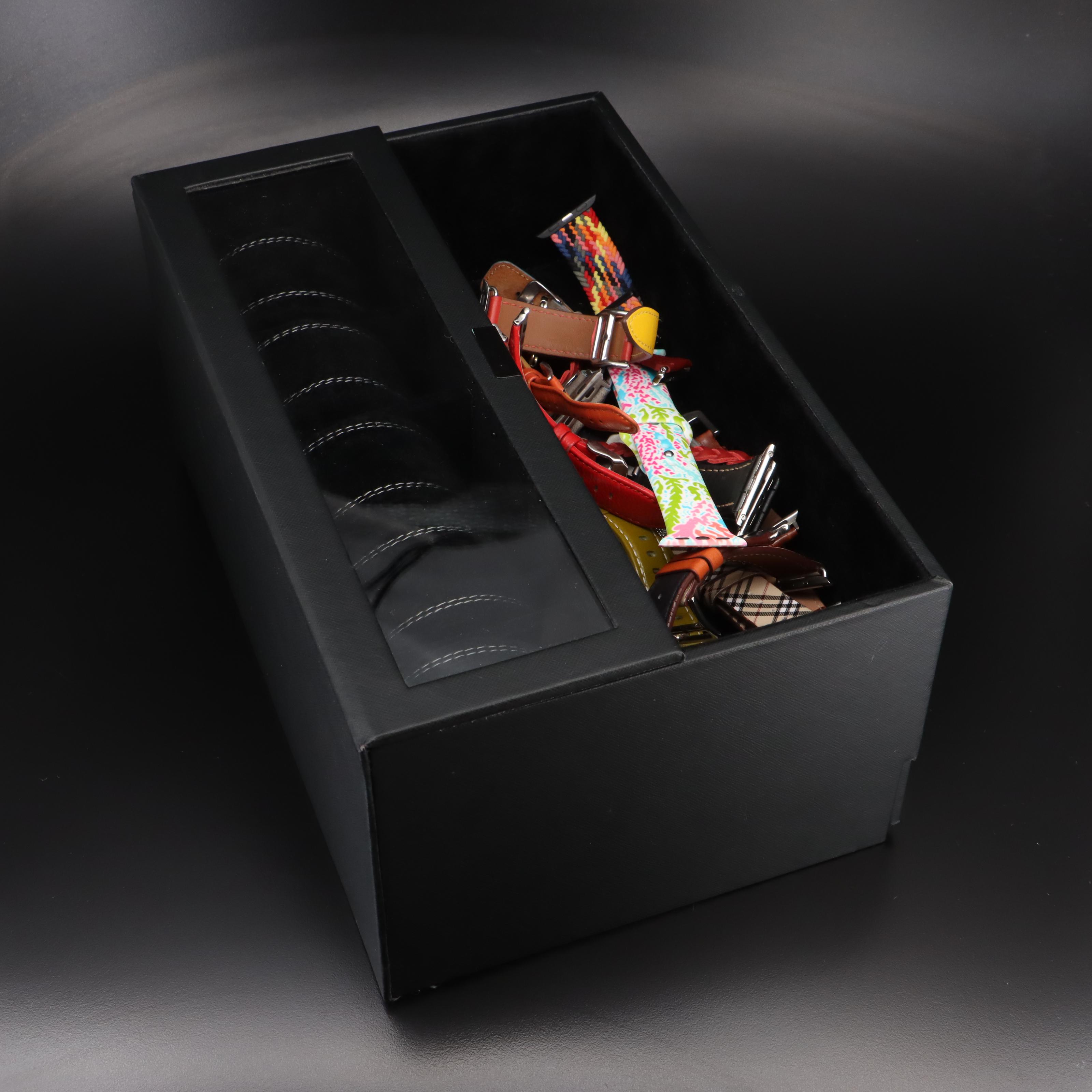 Designer Apple Watch Bands Including a Watch Box