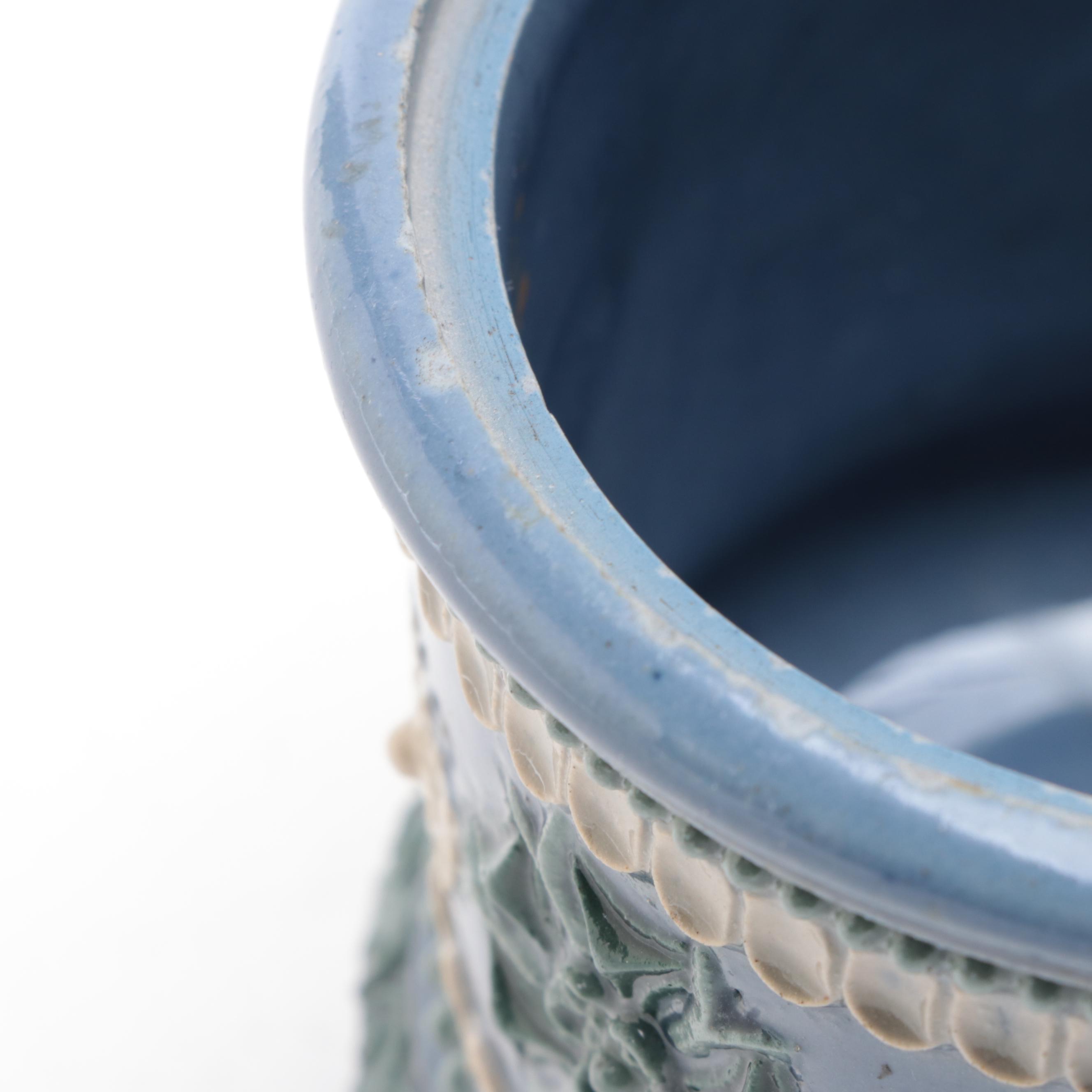 Doulton Lambeth Glazed Earthenware Humidor or Tobacco Jar