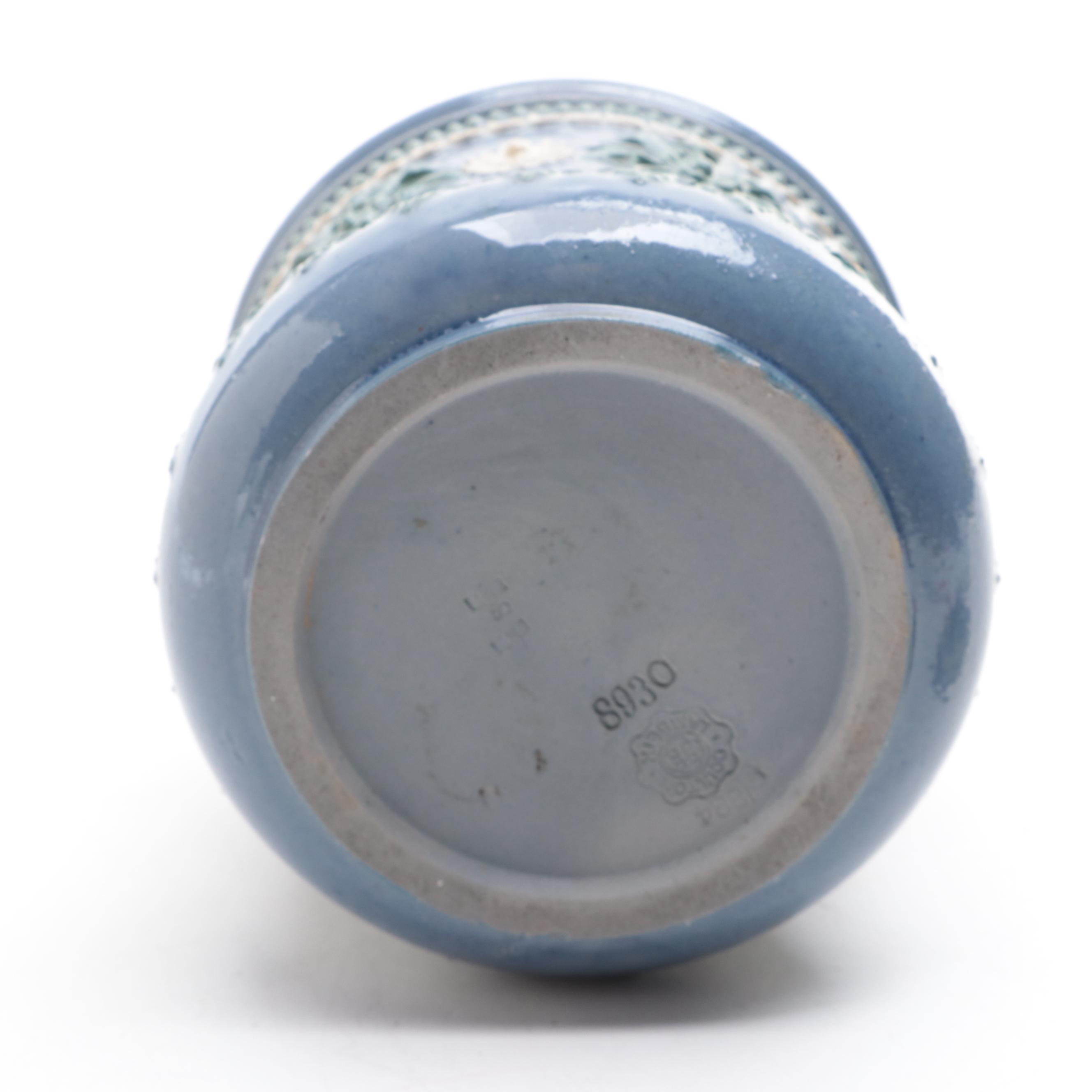 Doulton Lambeth Glazed Earthenware Humidor or Tobacco Jar