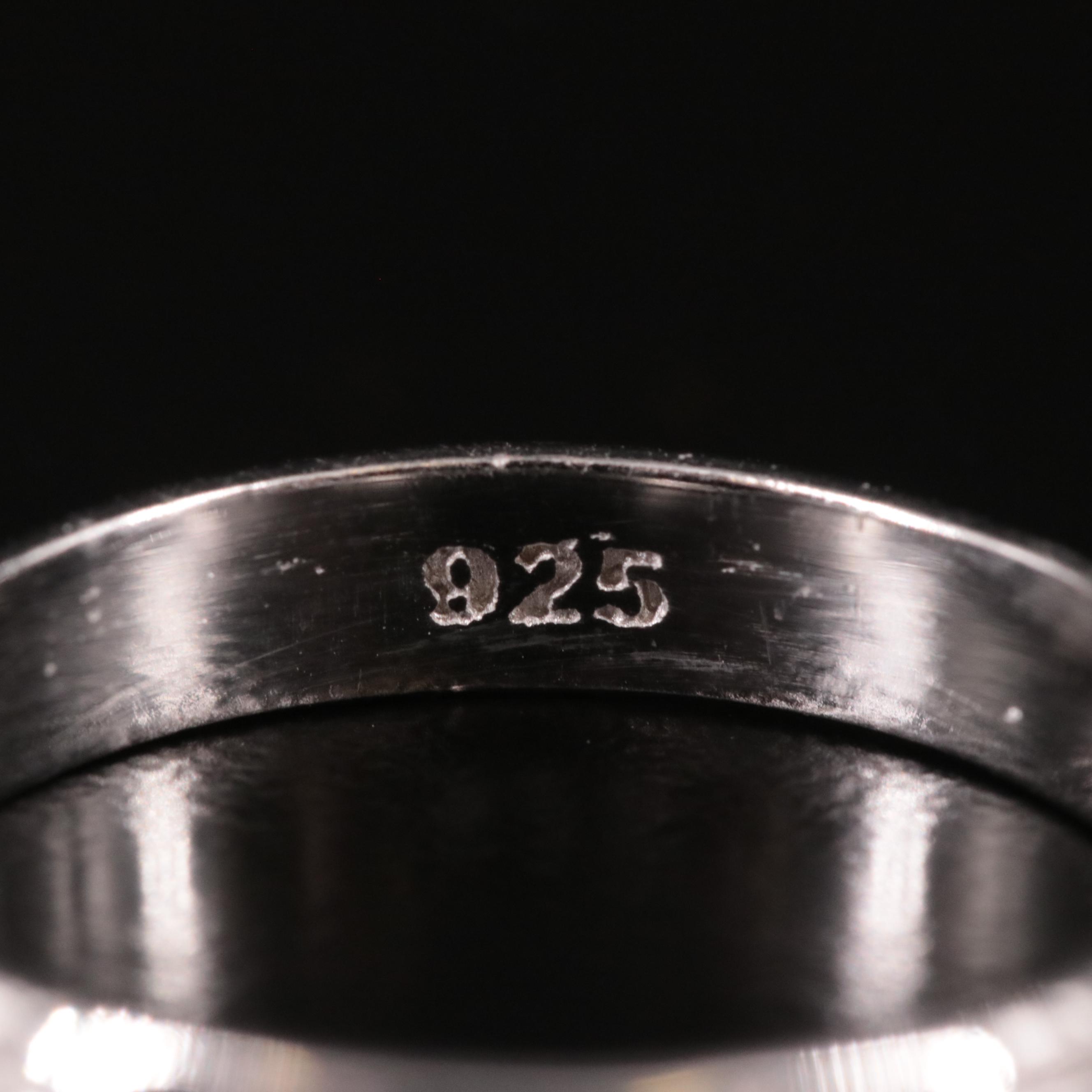 Sterling Patterned Band