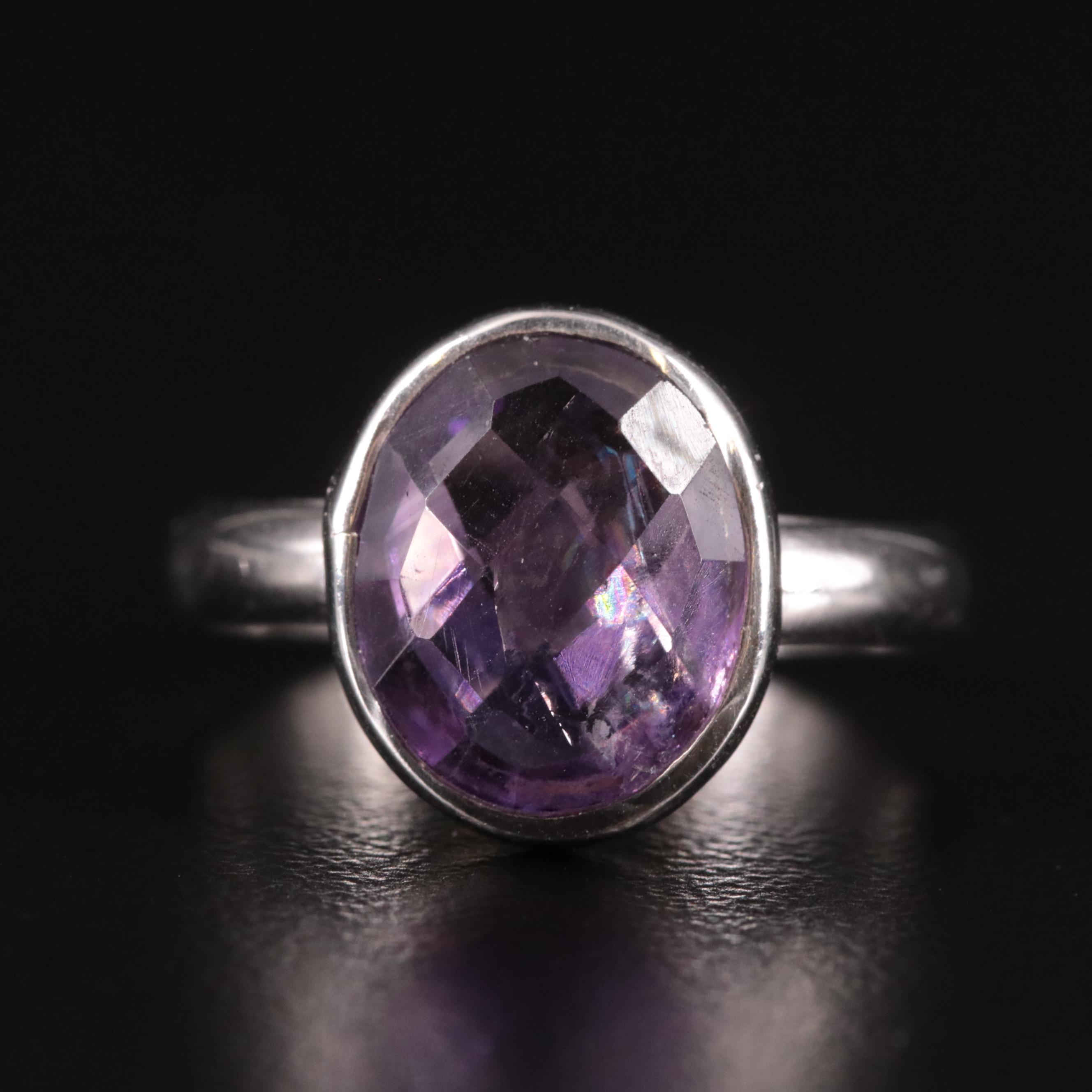 Sterling Amethyst Ring