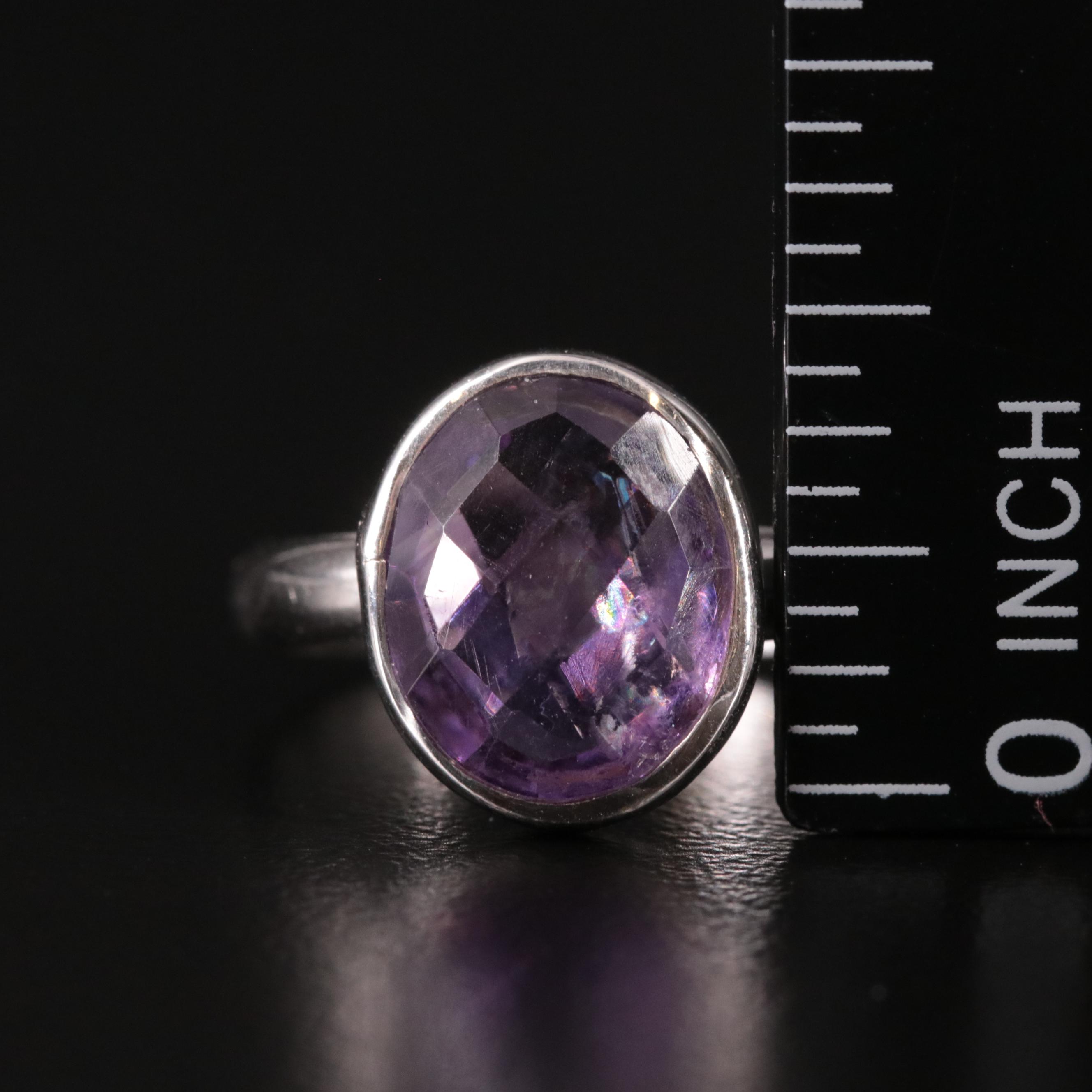 Sterling Amethyst Ring