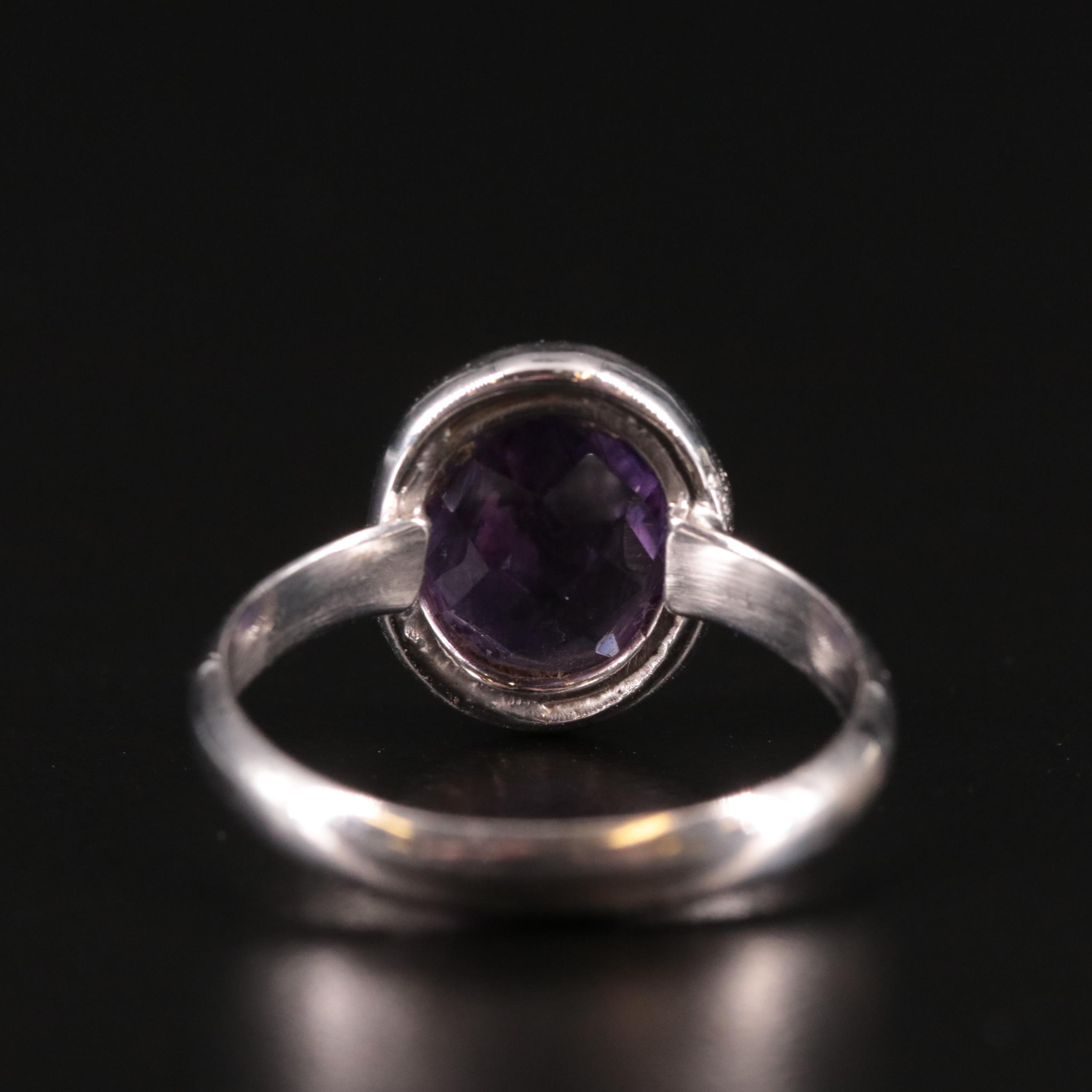 Sterling Amethyst Ring