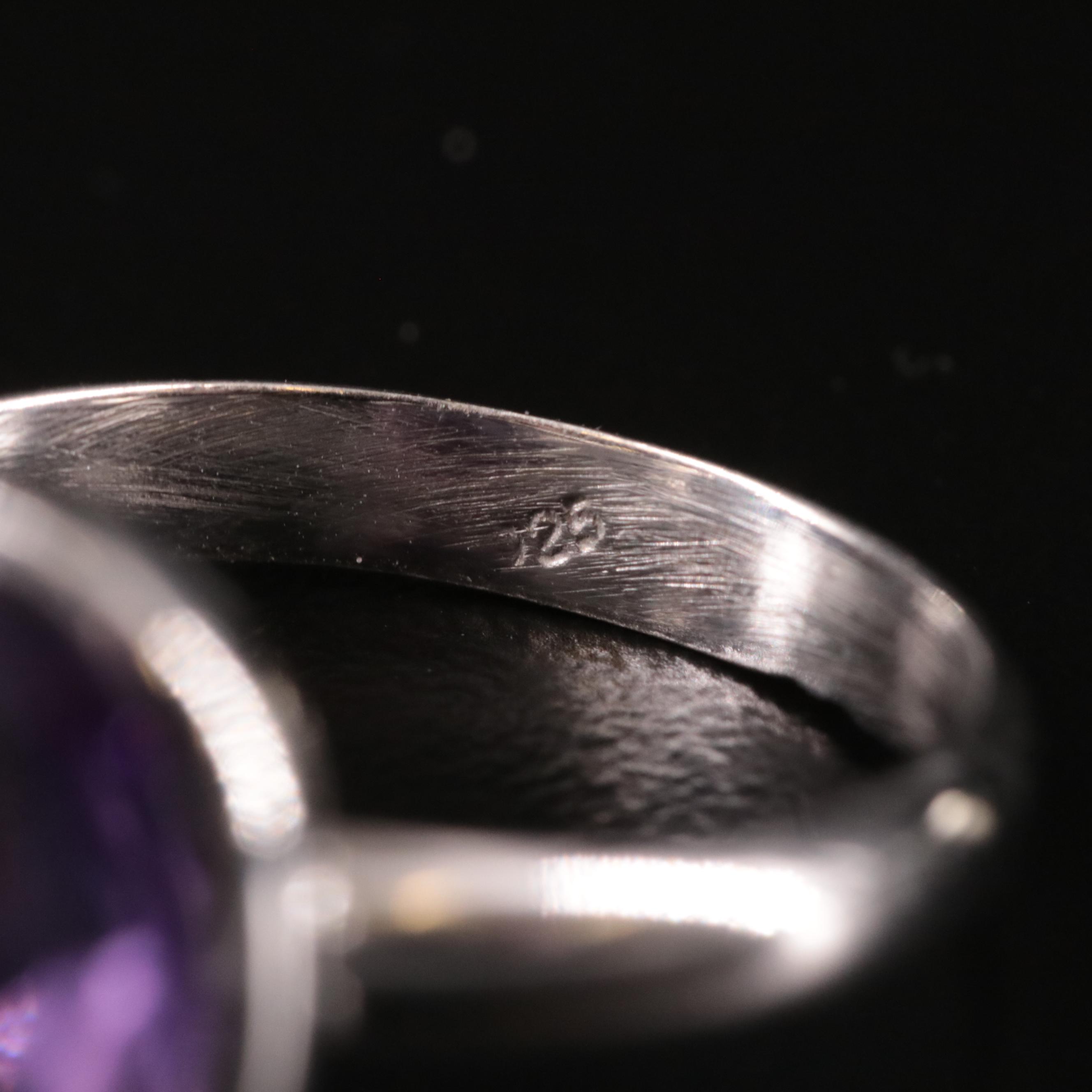 Sterling Amethyst Ring